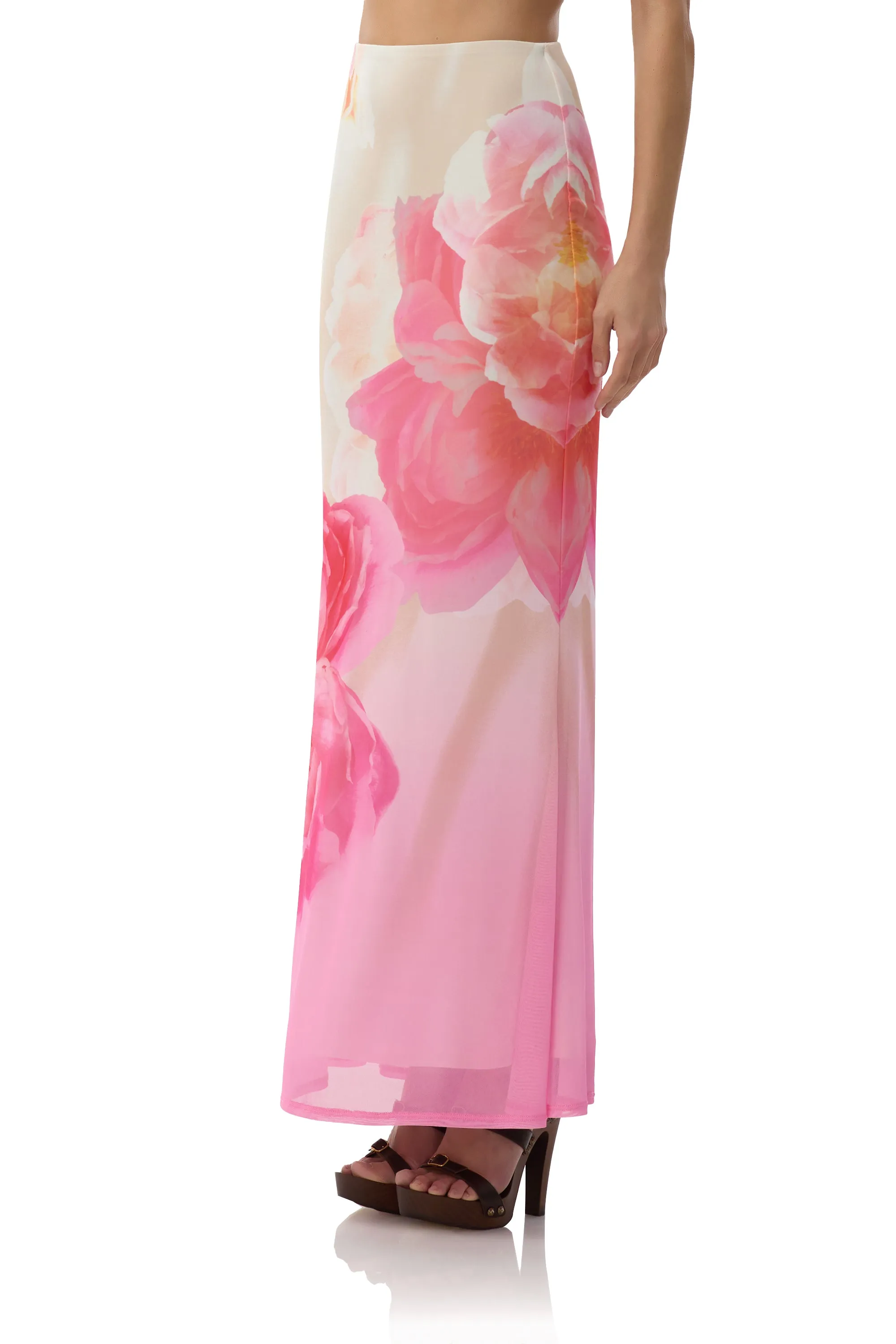 Tegan Maxi Skirt - Cloud Floral sold by AFRM product image thumbnail 4
