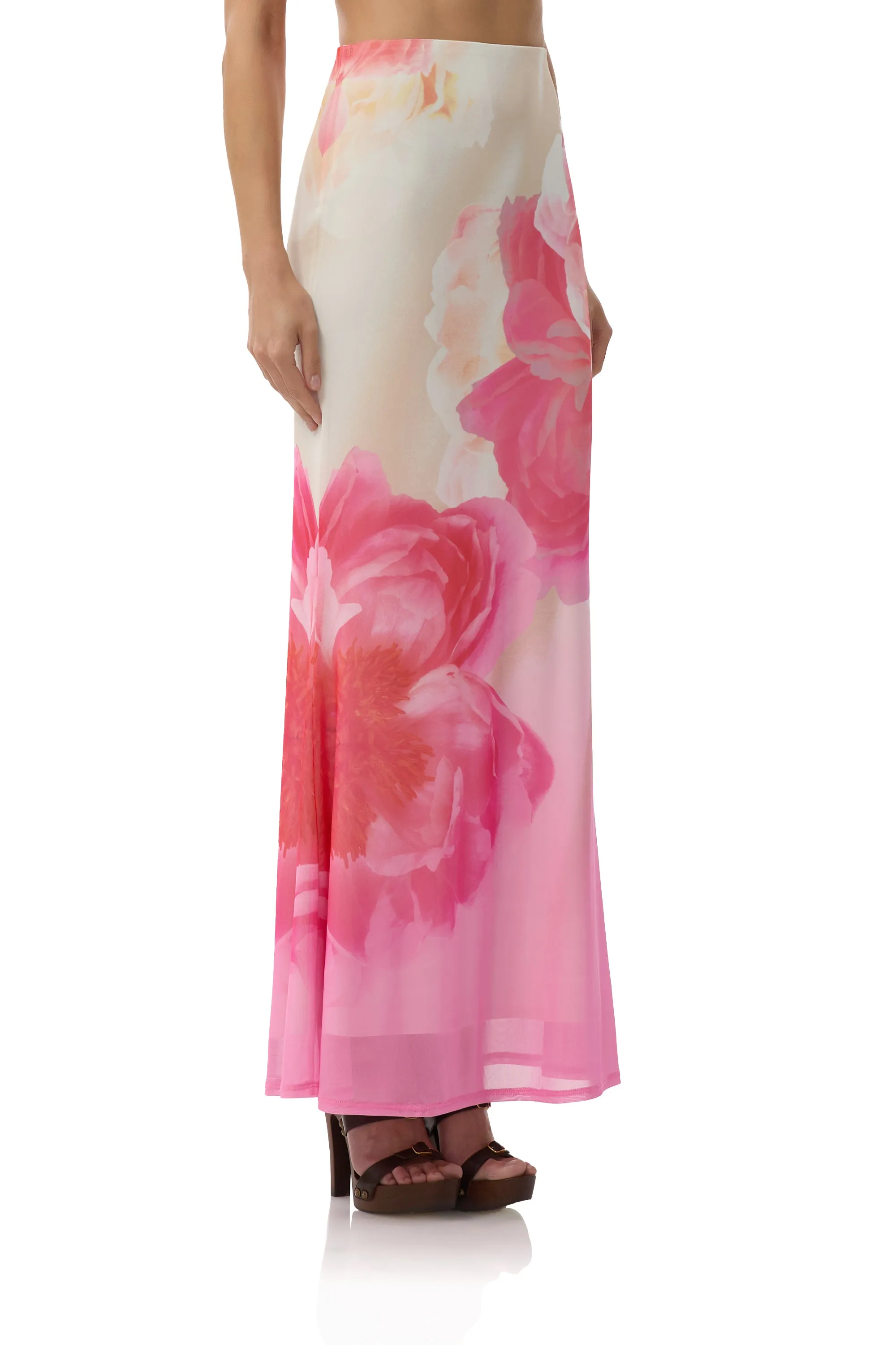 Tegan Maxi Skirt - Cloud Floral sold by AFRM product image thumbnail 3