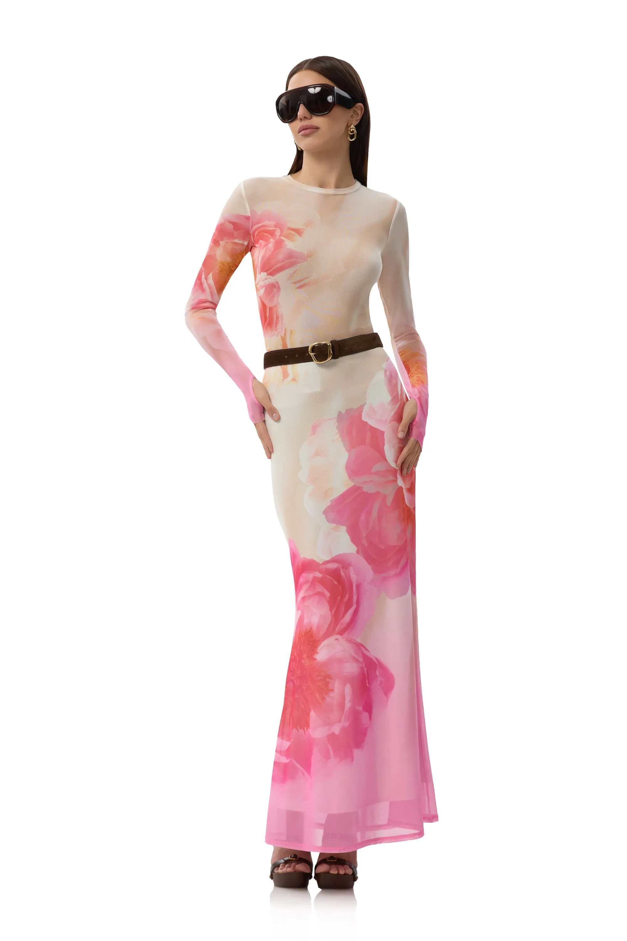 Tegan Maxi Skirt - Cloud Floral sold by AFRM