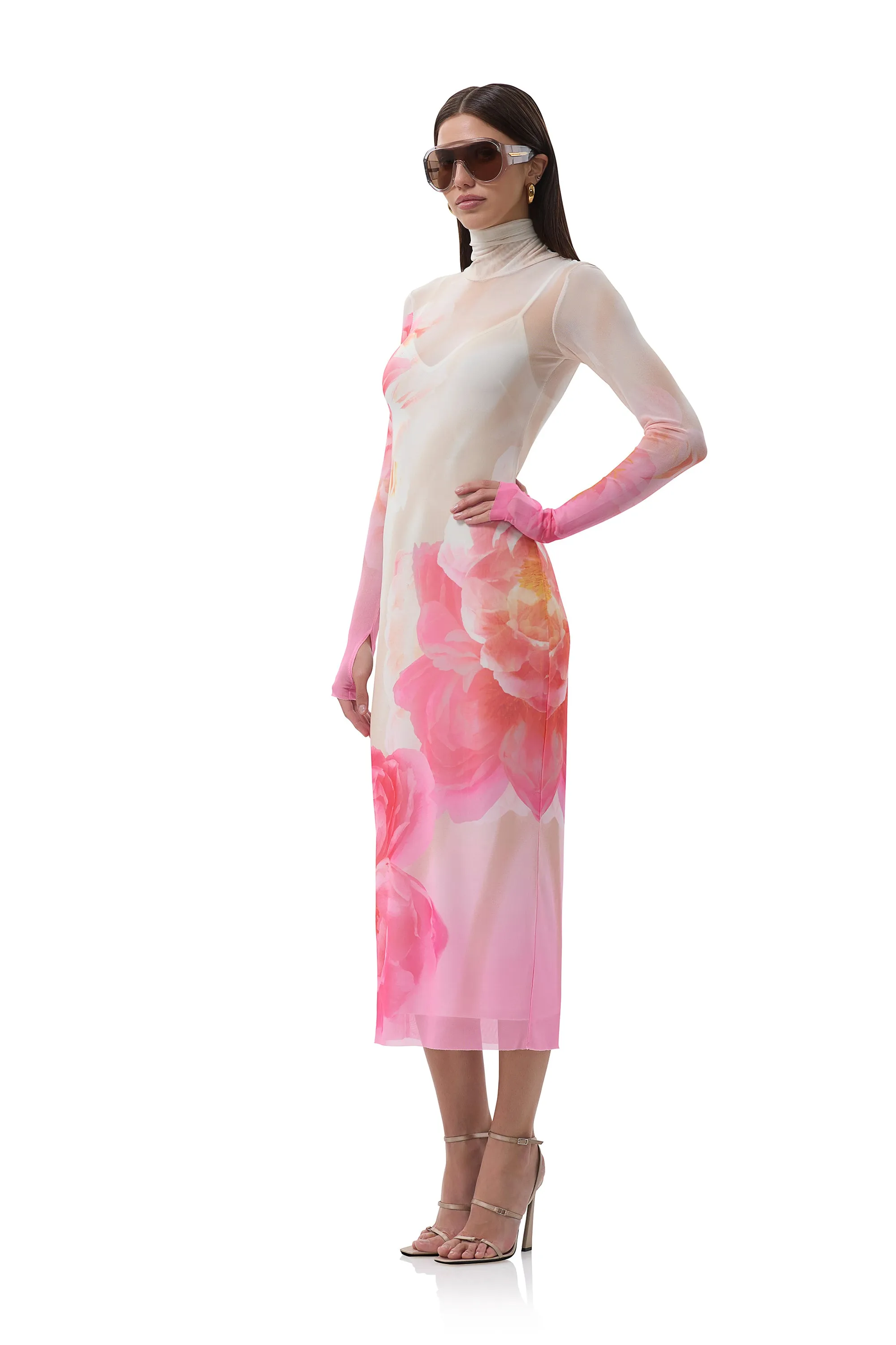 Shailene Dress - Cloud Floral sold by AFRM product image thumbnail 2