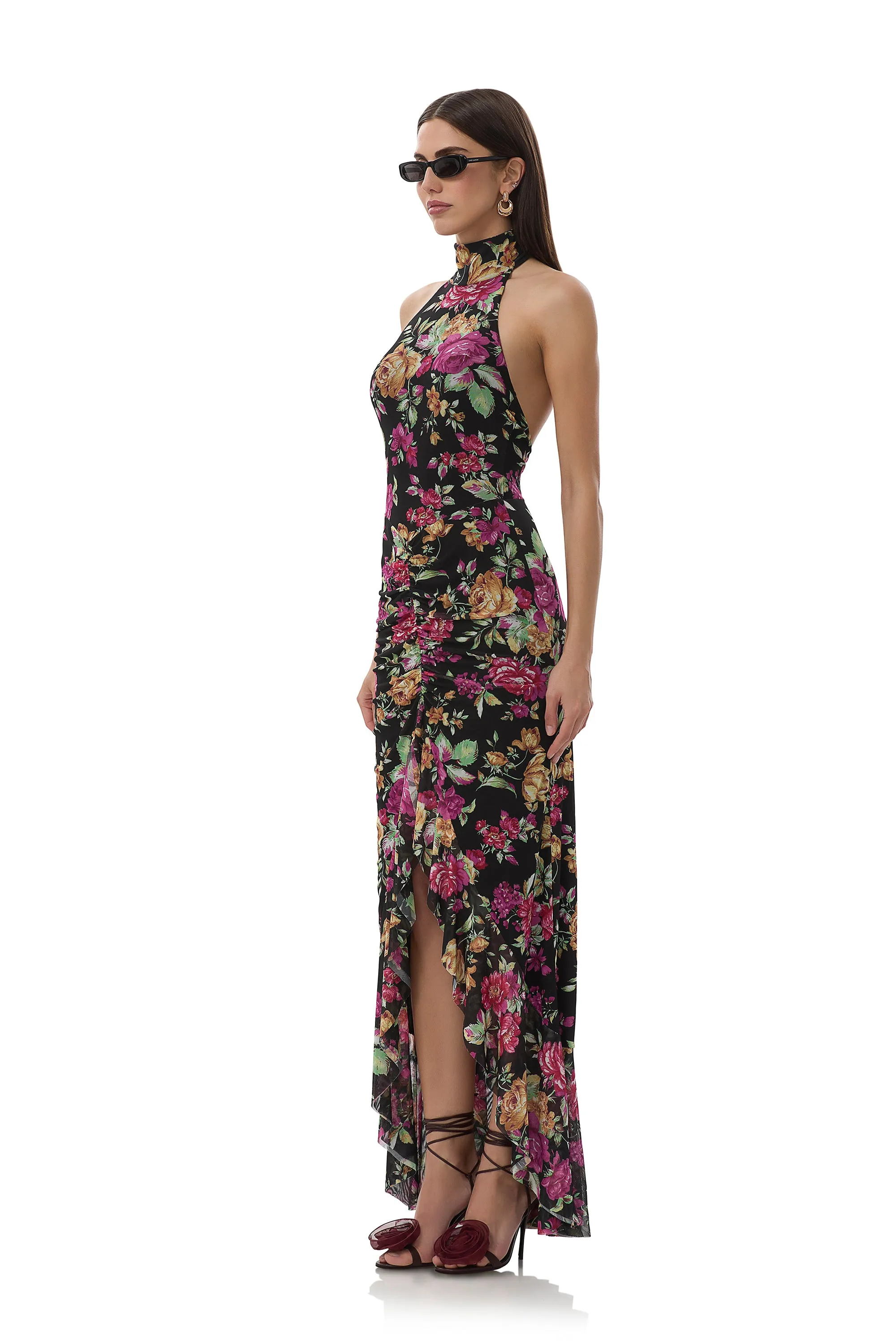 Mirella Dress - Dusted Floral sold by AFRM product image thumbnail 3