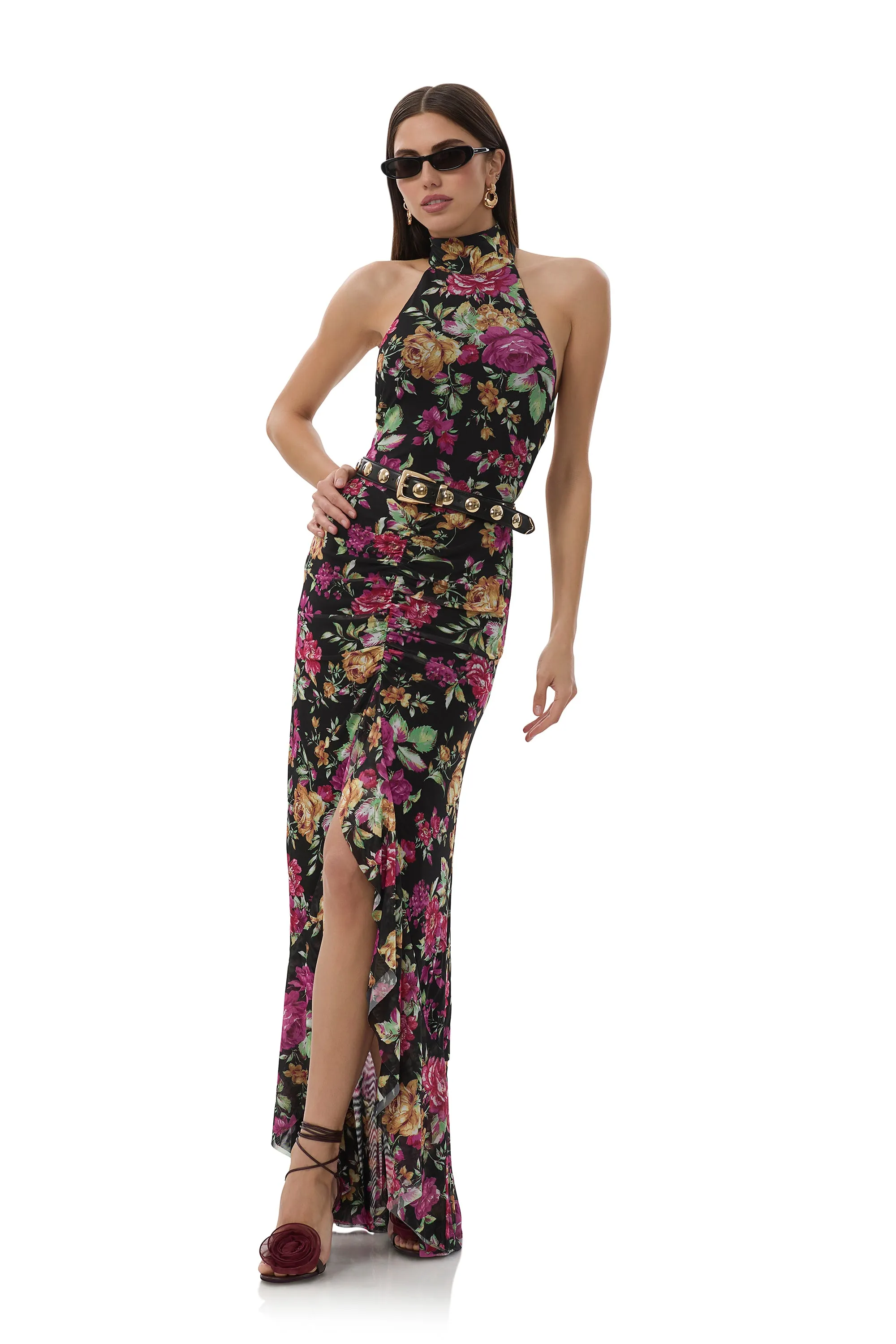 Mirella Dress - Dusted Floral sold by AFRM
