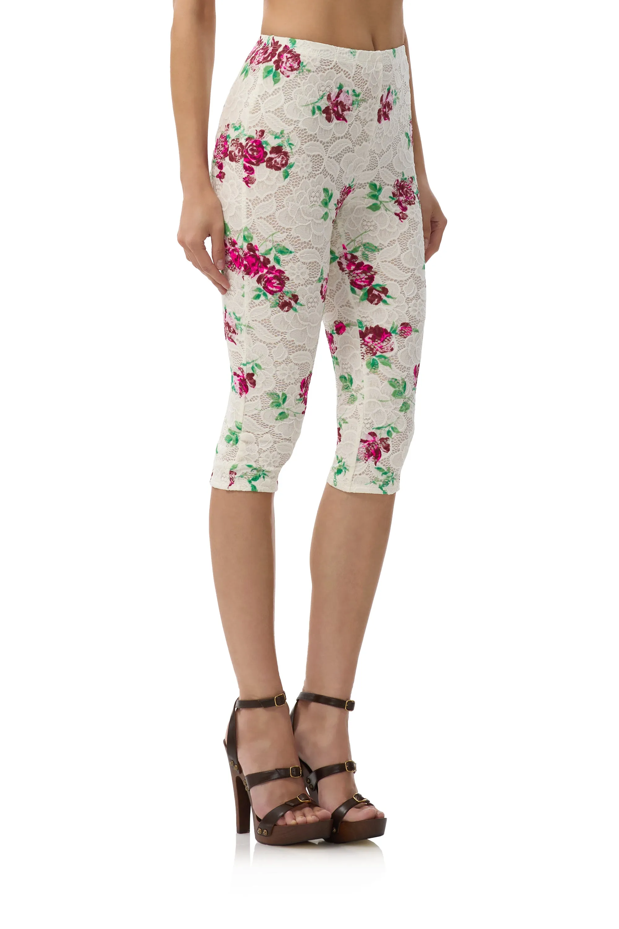 Gianna Capri Pant - Romance Rose sold by AFRM product image thumbnail 3