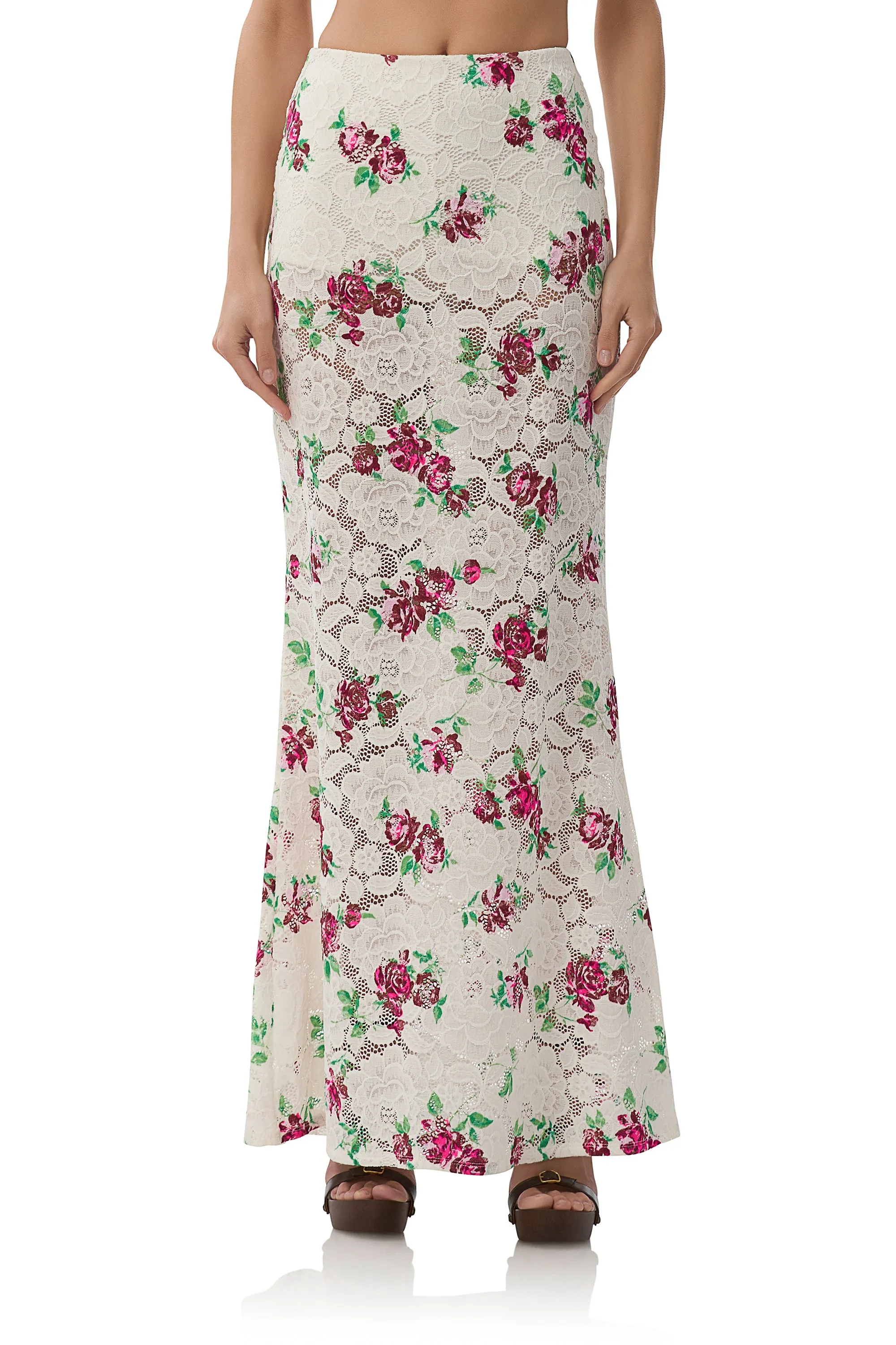 Caella Skirt - Romance Rose sold by AFRM product image thumbnail 2