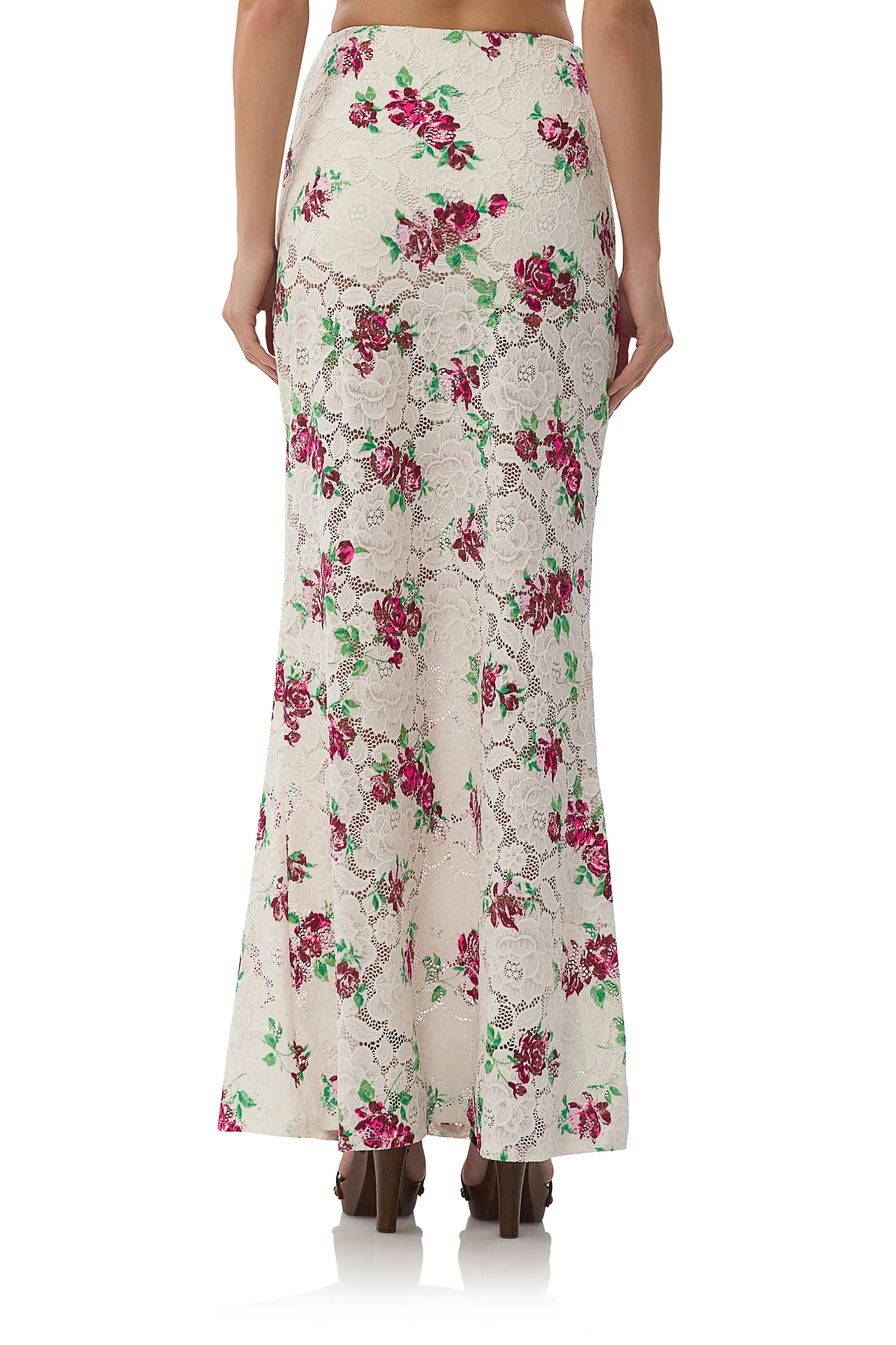 Caella Skirt - Romance Rose sold by AFRM product image thumbnail 5