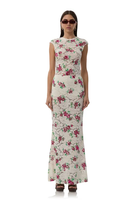 Caella Skirt - Romance Rose sold by AFRM