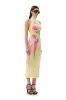 Olimpia Dress - Butter Peony sold by AFRM