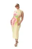 Olimpia Dress - Butter Peony sold by AFRM