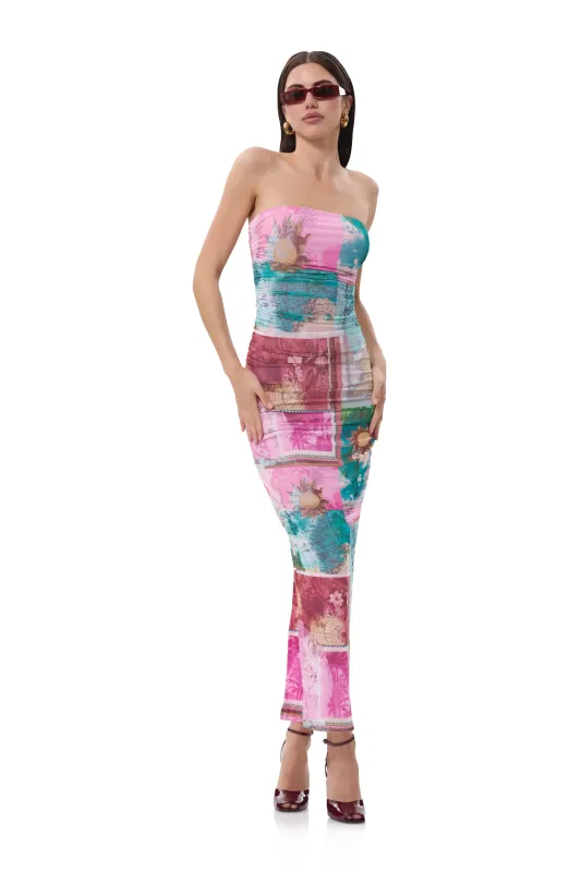 Marlo Dress - Tropic Postcard sold by AFRM