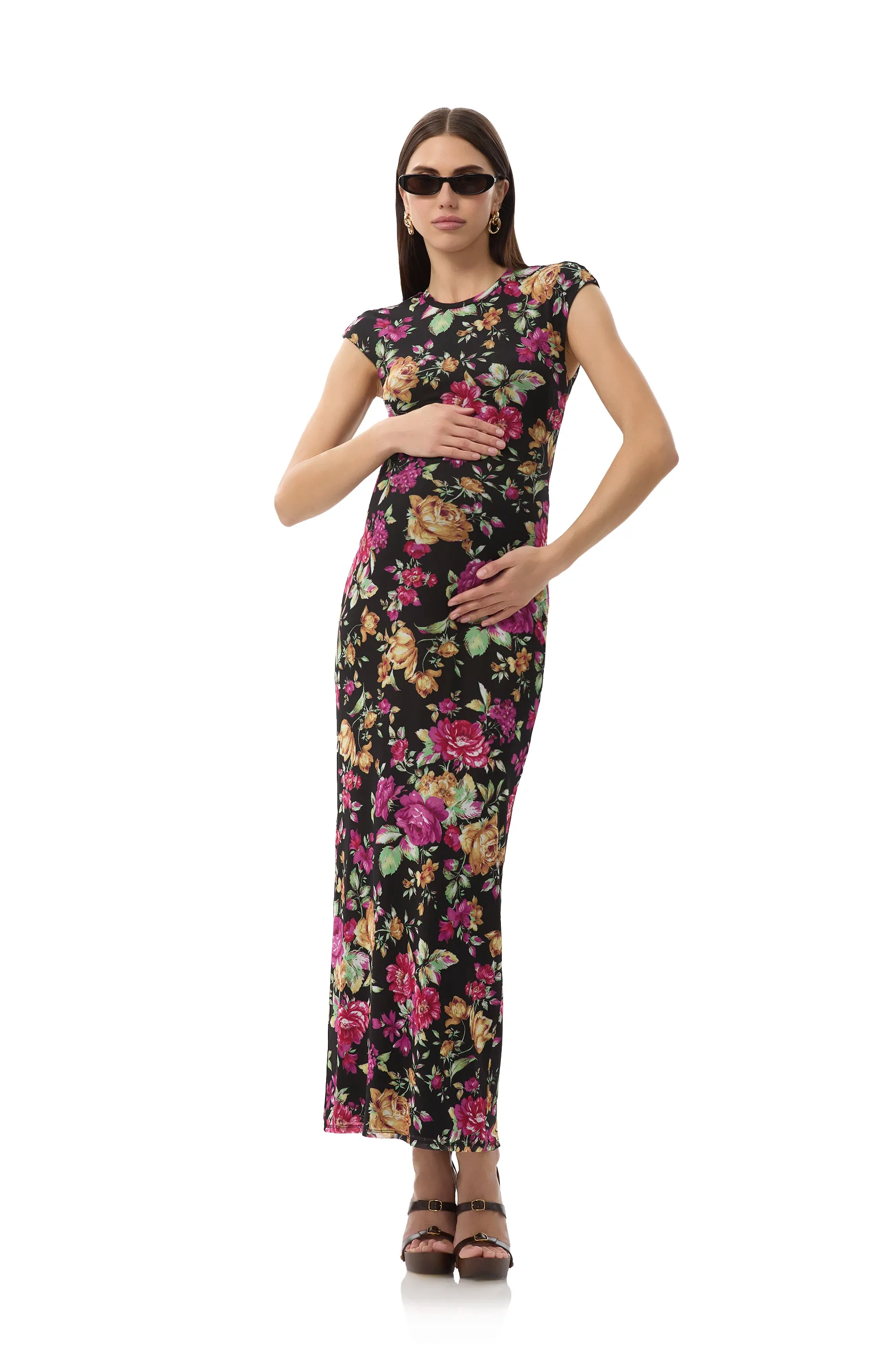 Cody Dress - Dusted Floral sold by AFRM product image thumbnail 2