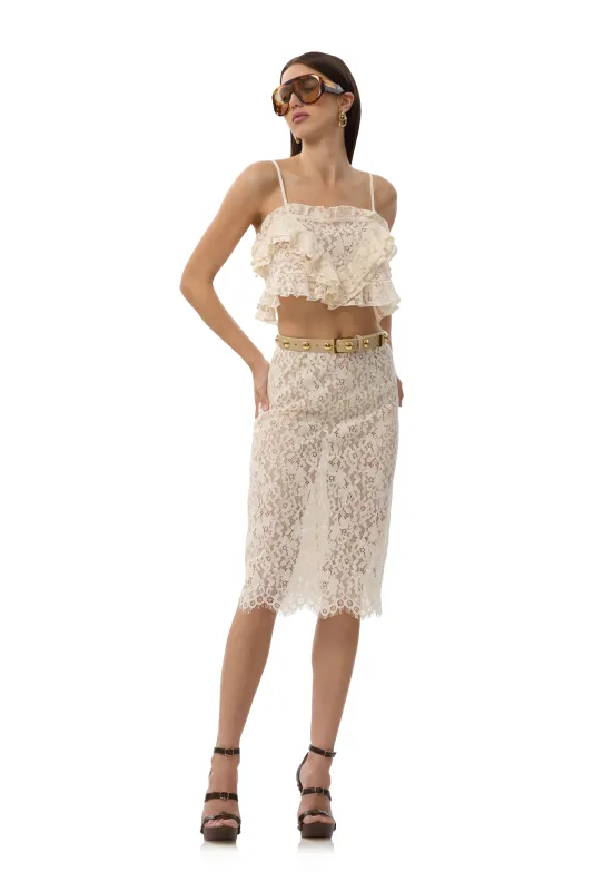 Arista Skirt - Birch sold by AFRM