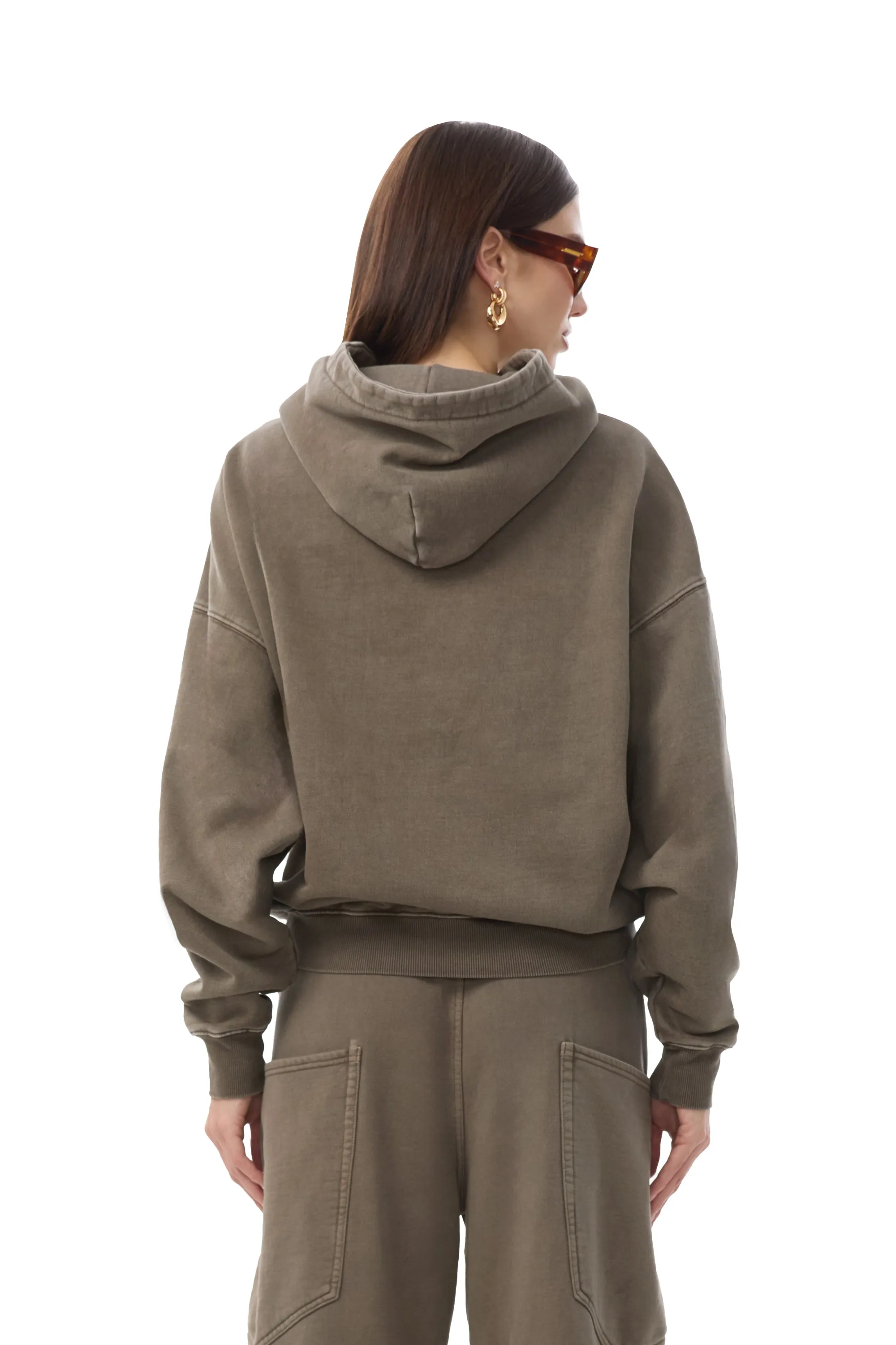 Blake Pullover Hoodie - Morel sold by AFRM product image thumbnail 4