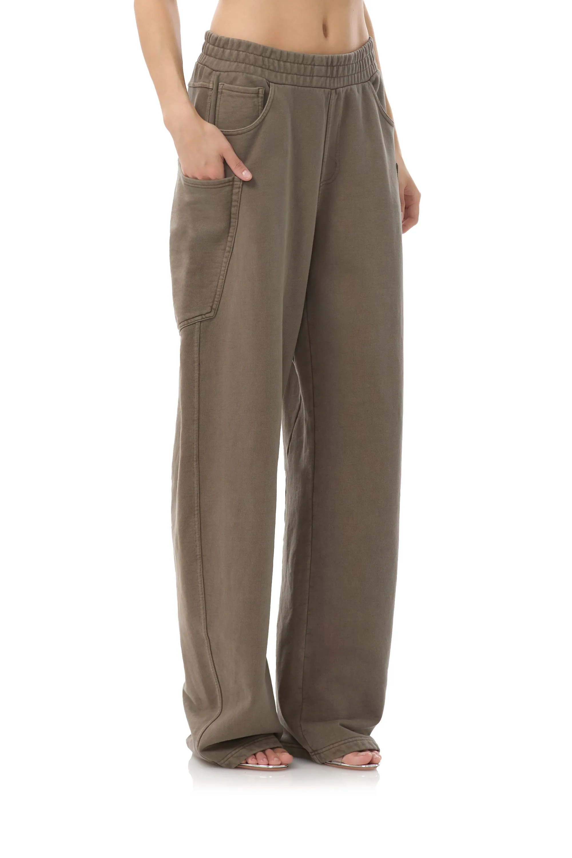 Ryan Barrel Sweatpant - Morel sold by AFRM product image thumbnail 3