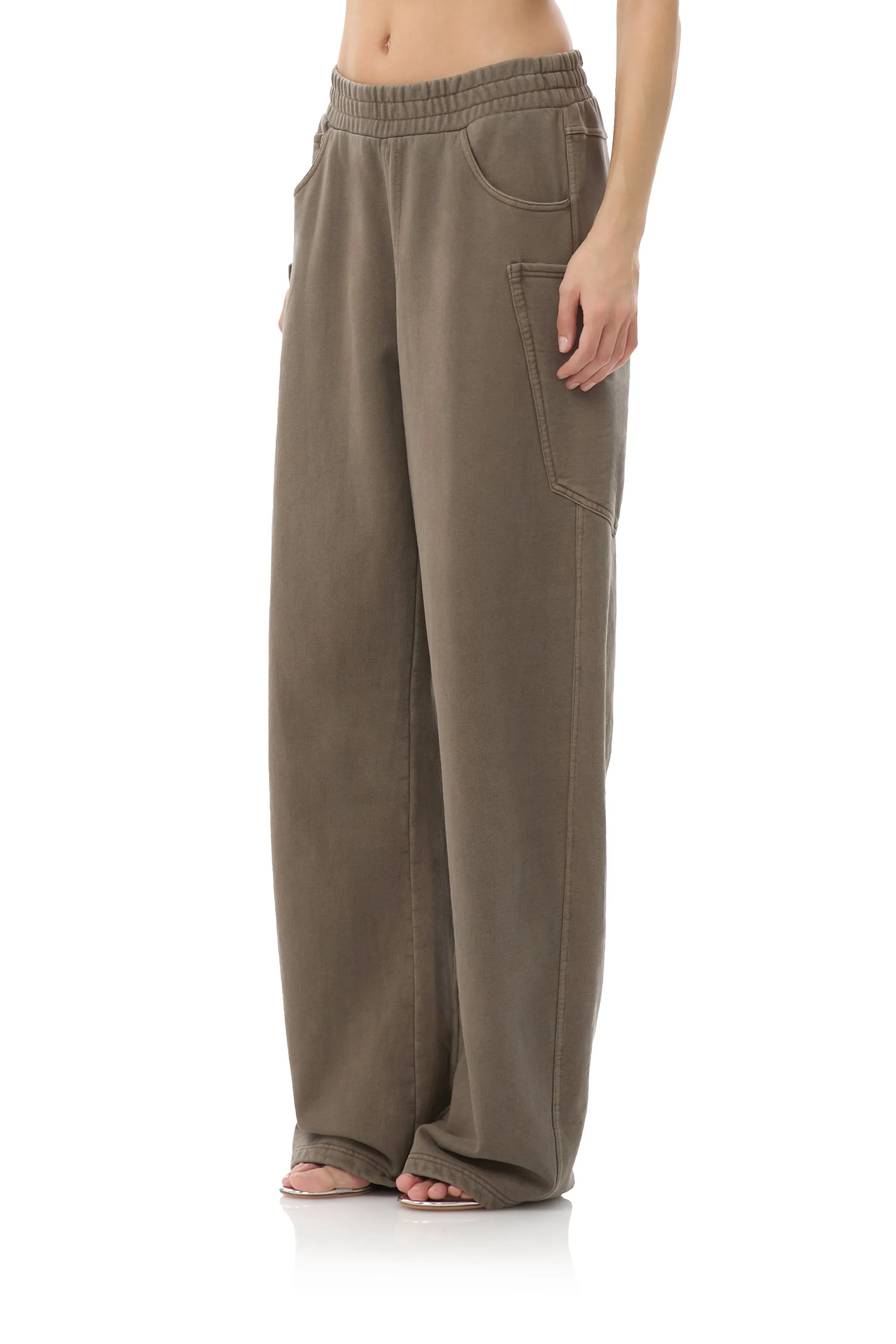 Ryan Barrel Sweatpant - Morel sold by AFRM product image thumbnail 4