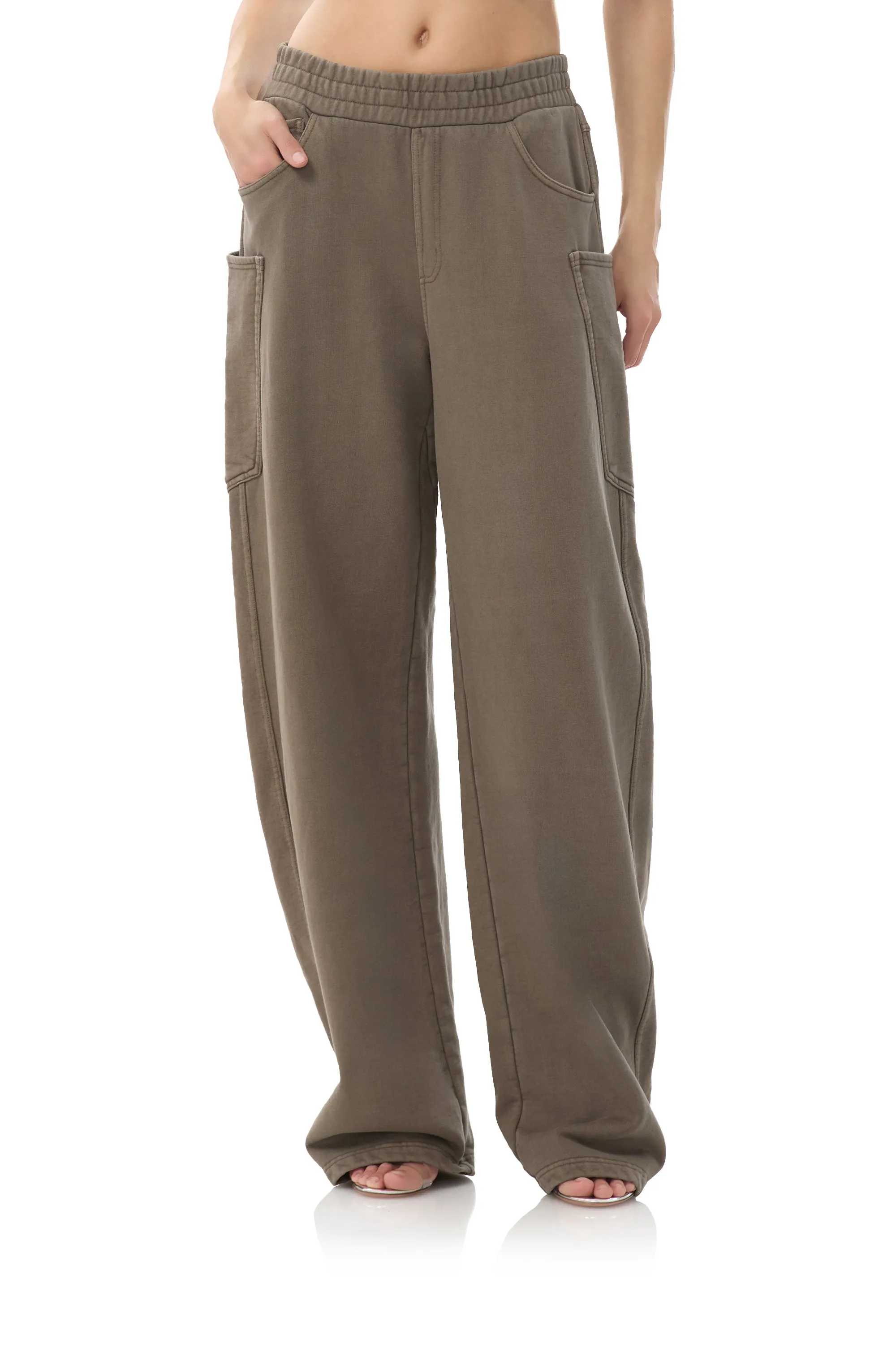 Ryan Barrel Sweatpant - Morel sold by AFRM product image thumbnail 2