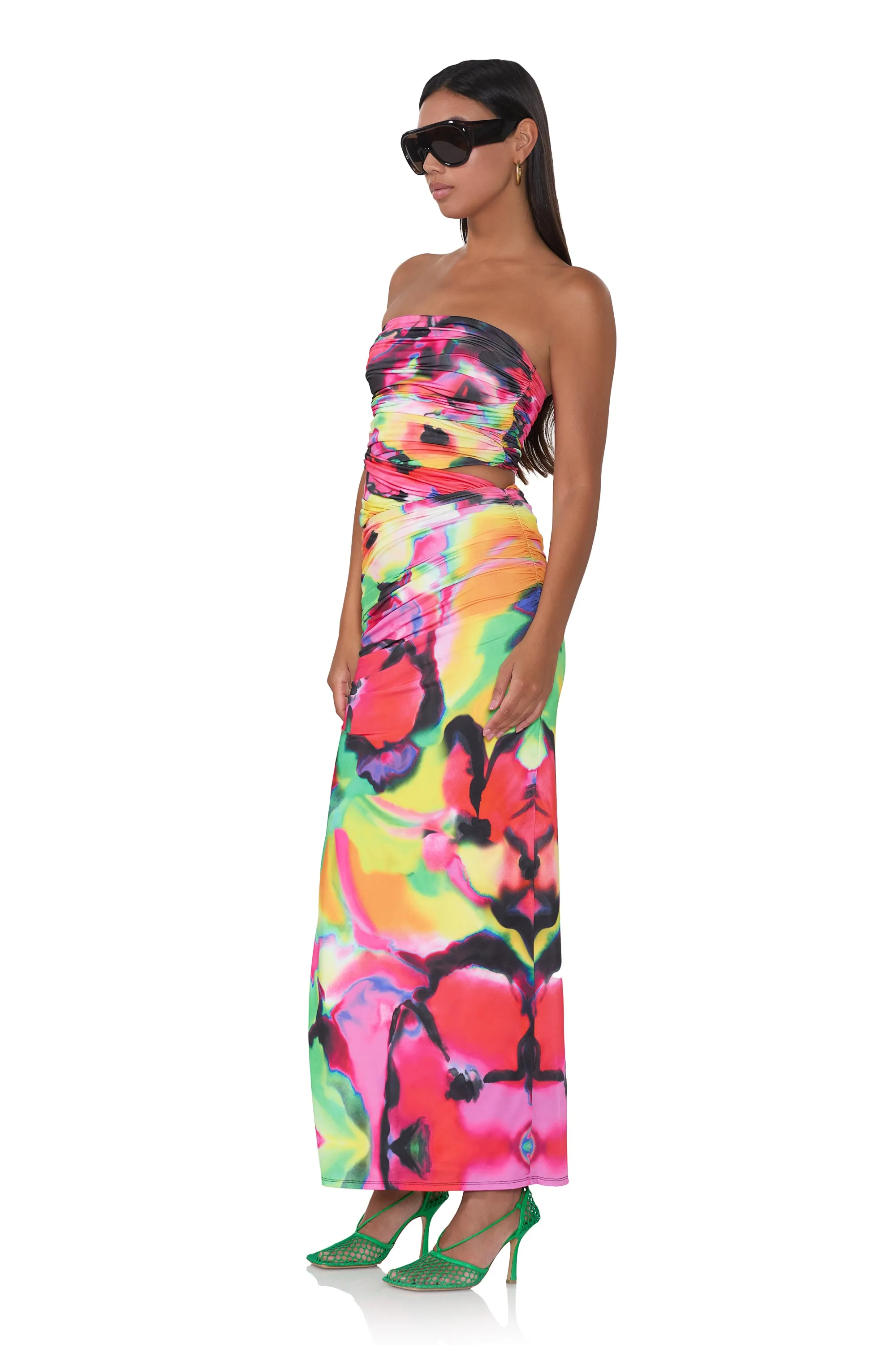 Lavonne Dress - Spray Floral sold by AFRM product image thumbnail 3
