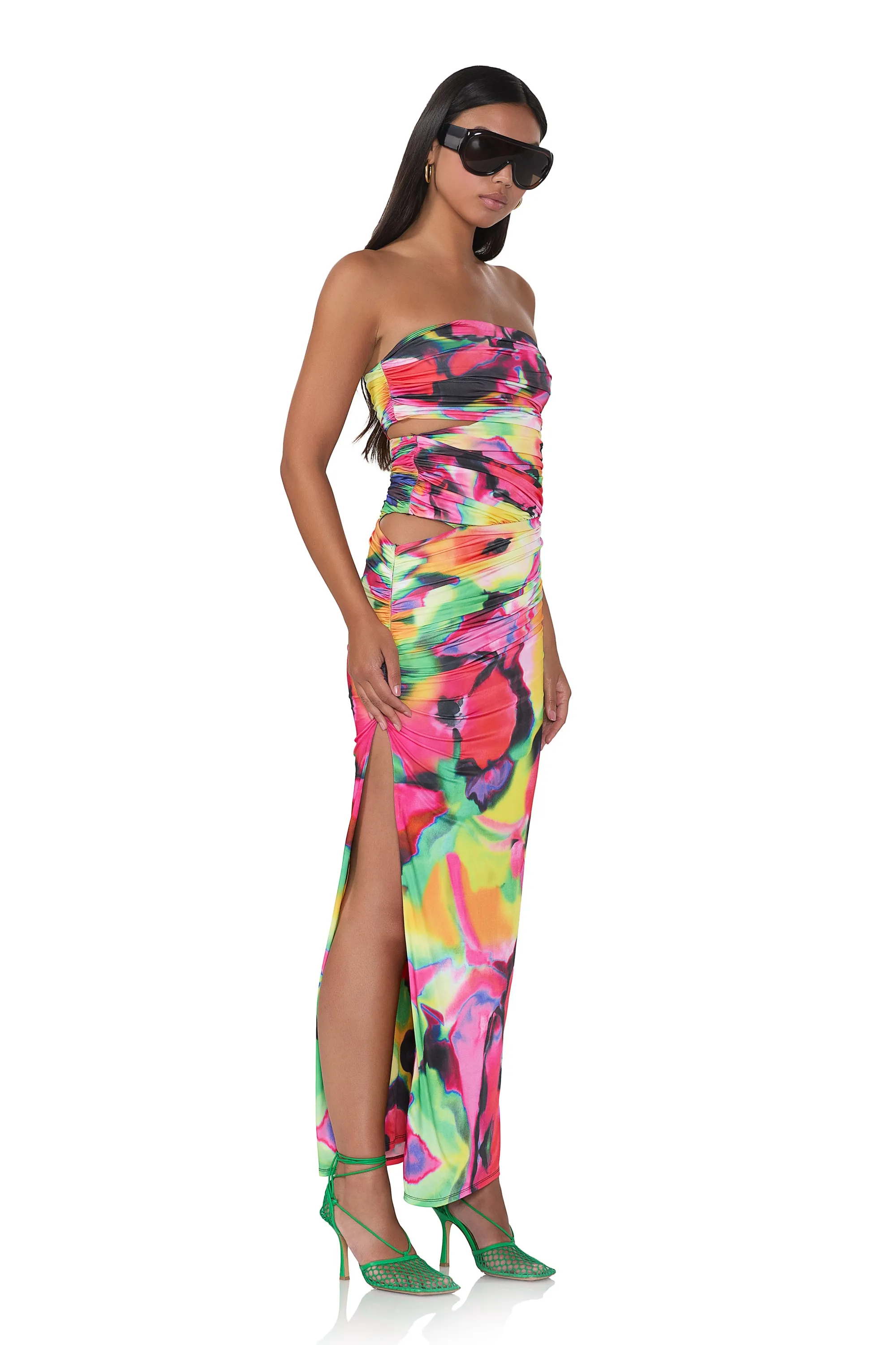 Lavonne Dress - Spray Floral sold by AFRM product image thumbnail 2