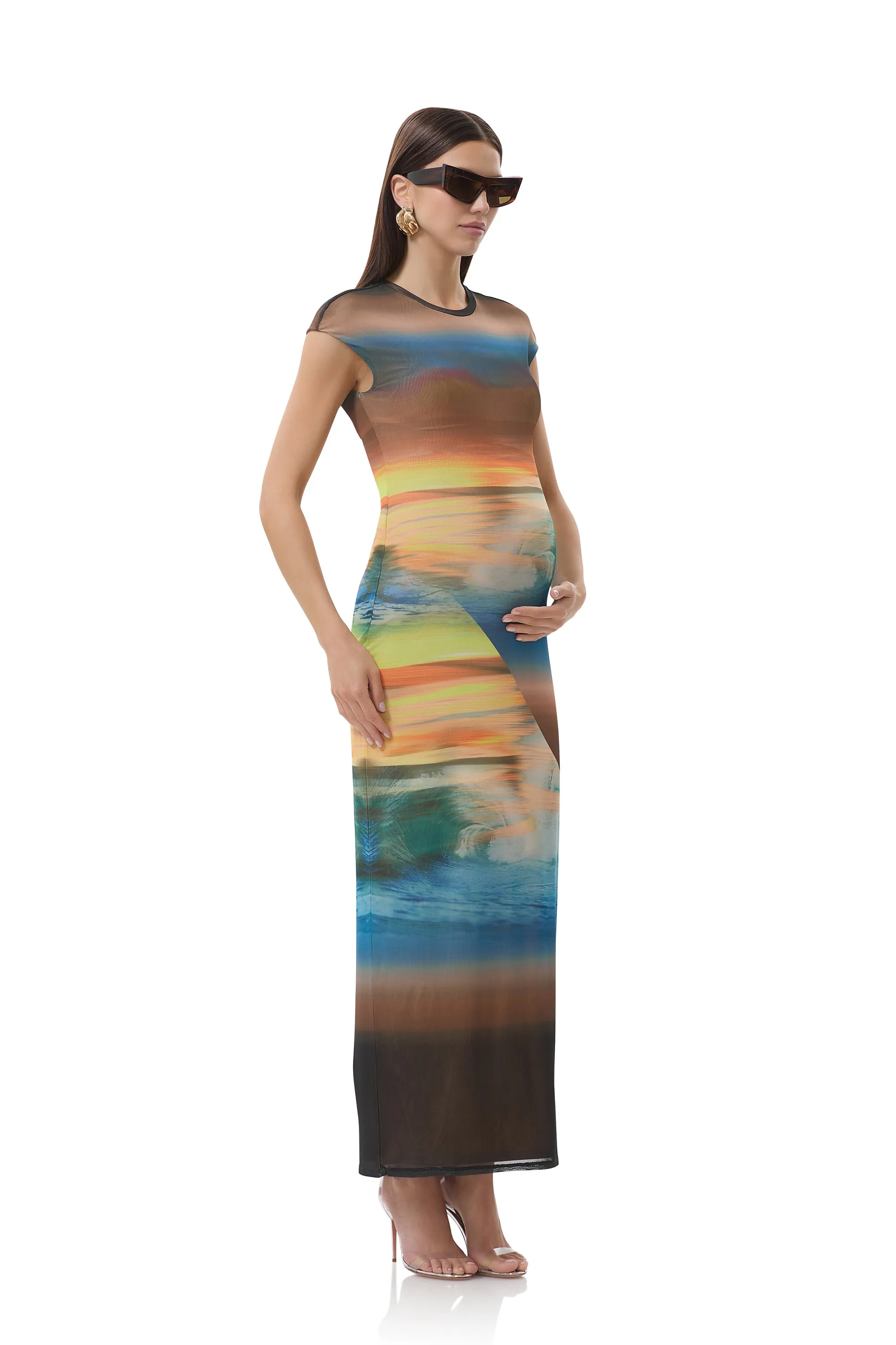Cody Dress - Ocean Ombre sold by AFRM product image thumbnail 3