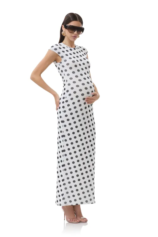 Cody Dress - Blanc Dot sold by AFRM