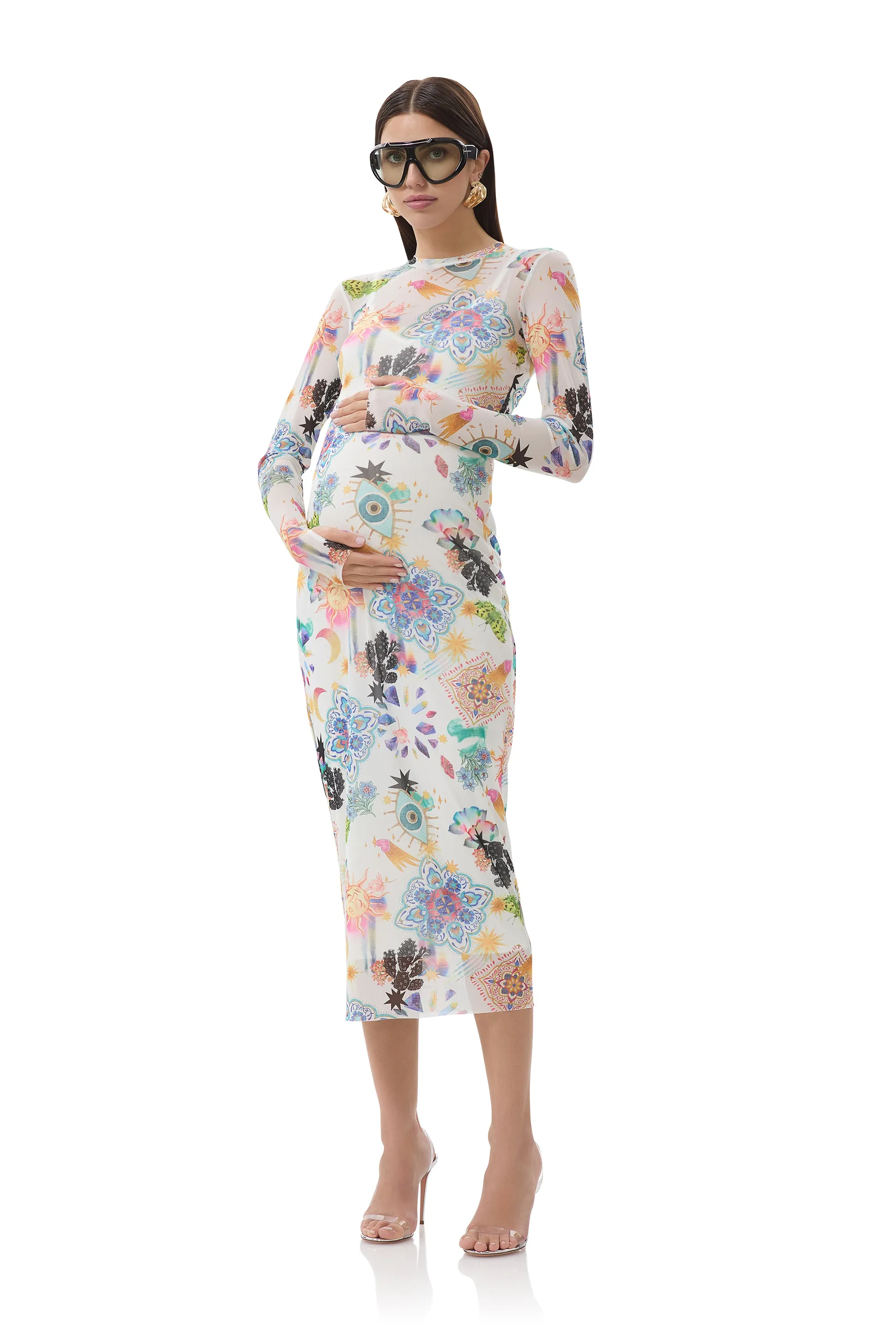 Ashland Dress - Summer Convo sold by AFRM product image thumbnail 3