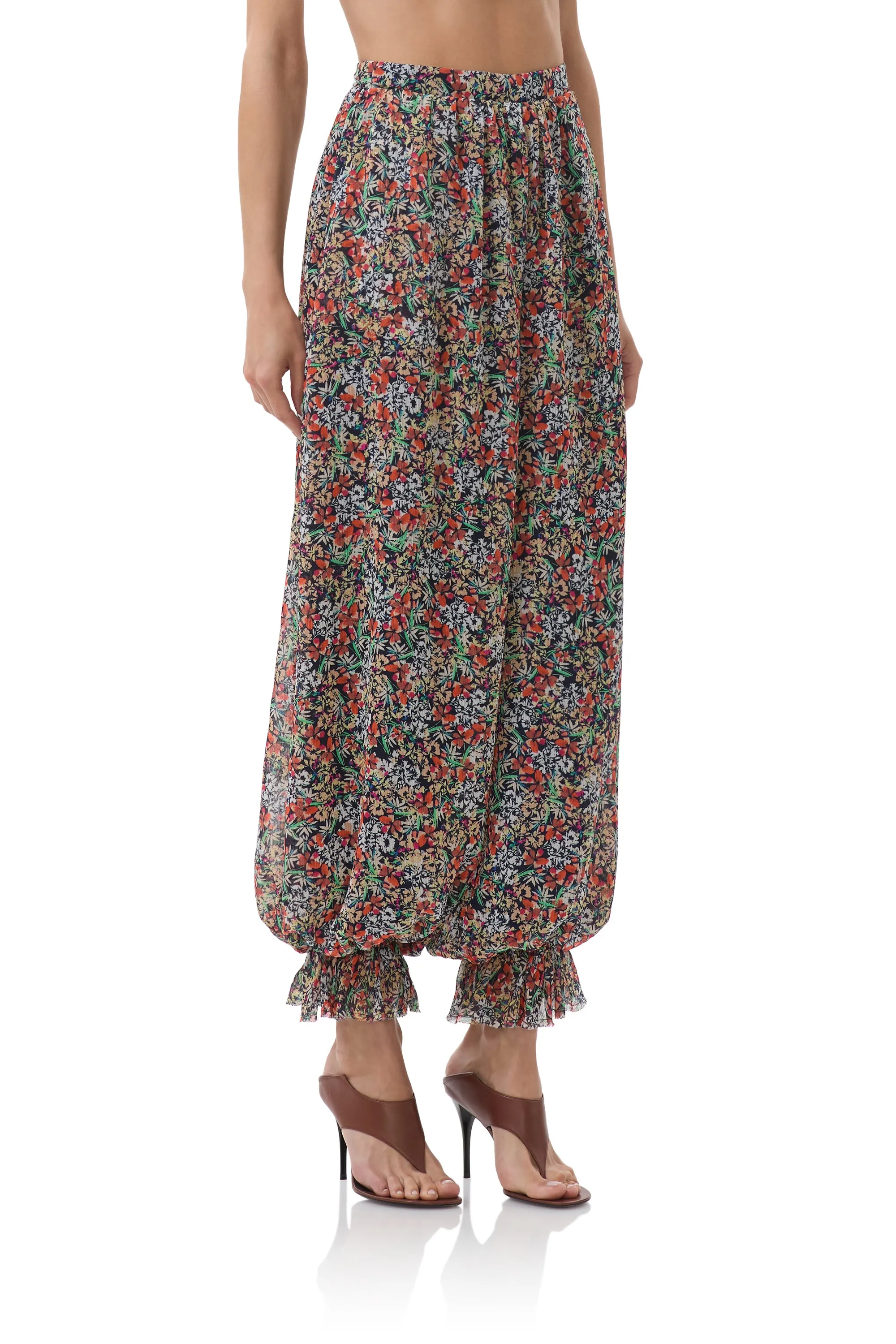 James Pant - Navy Ditsy sold by AFRM product image thumbnail 3