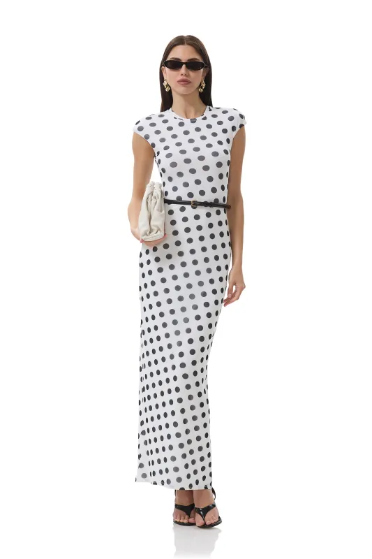 Cody Dress - Blanc Dot sold by AFRM
