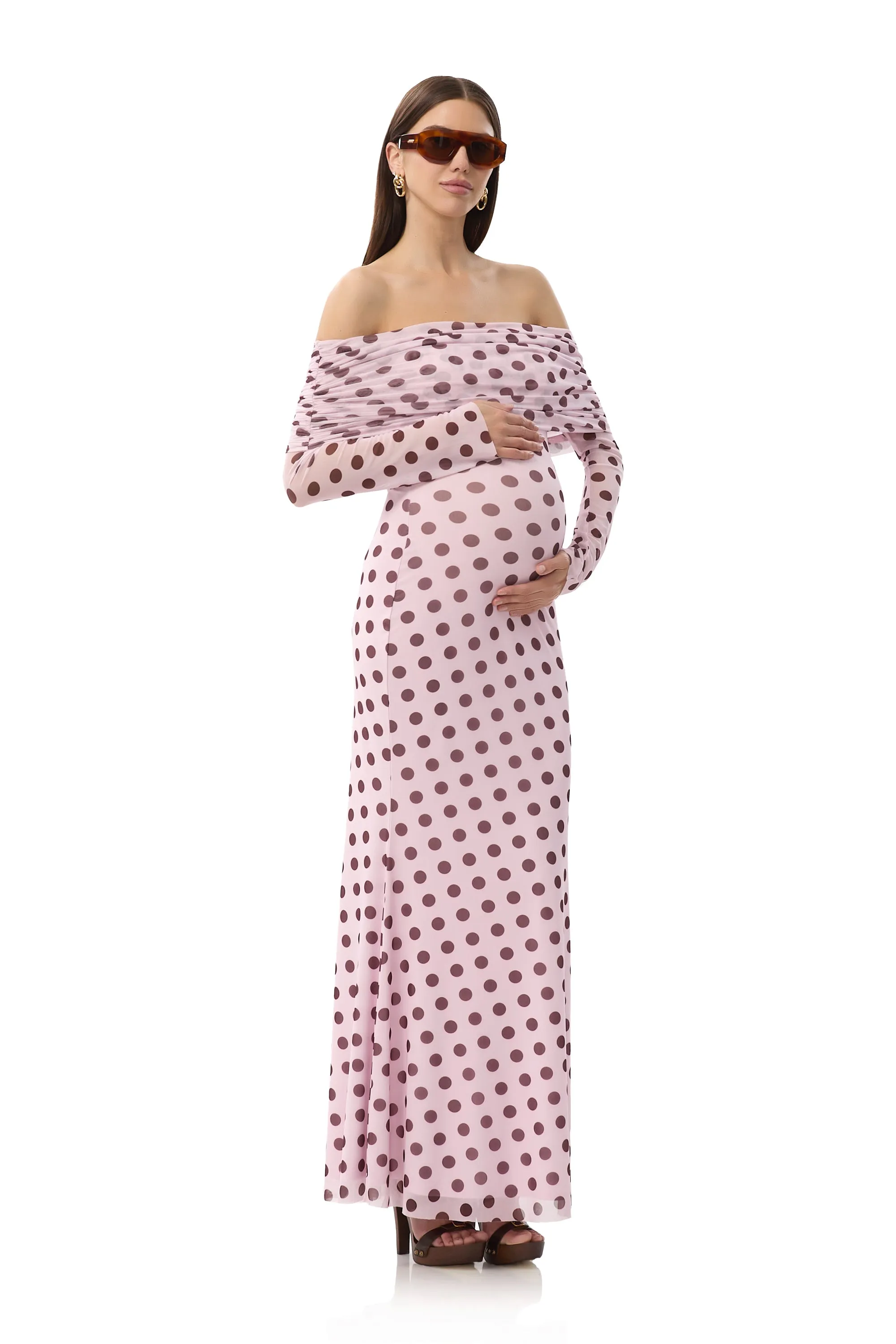 Thelma Dress - Rose Dot sold by AFRM product image thumbnail 2