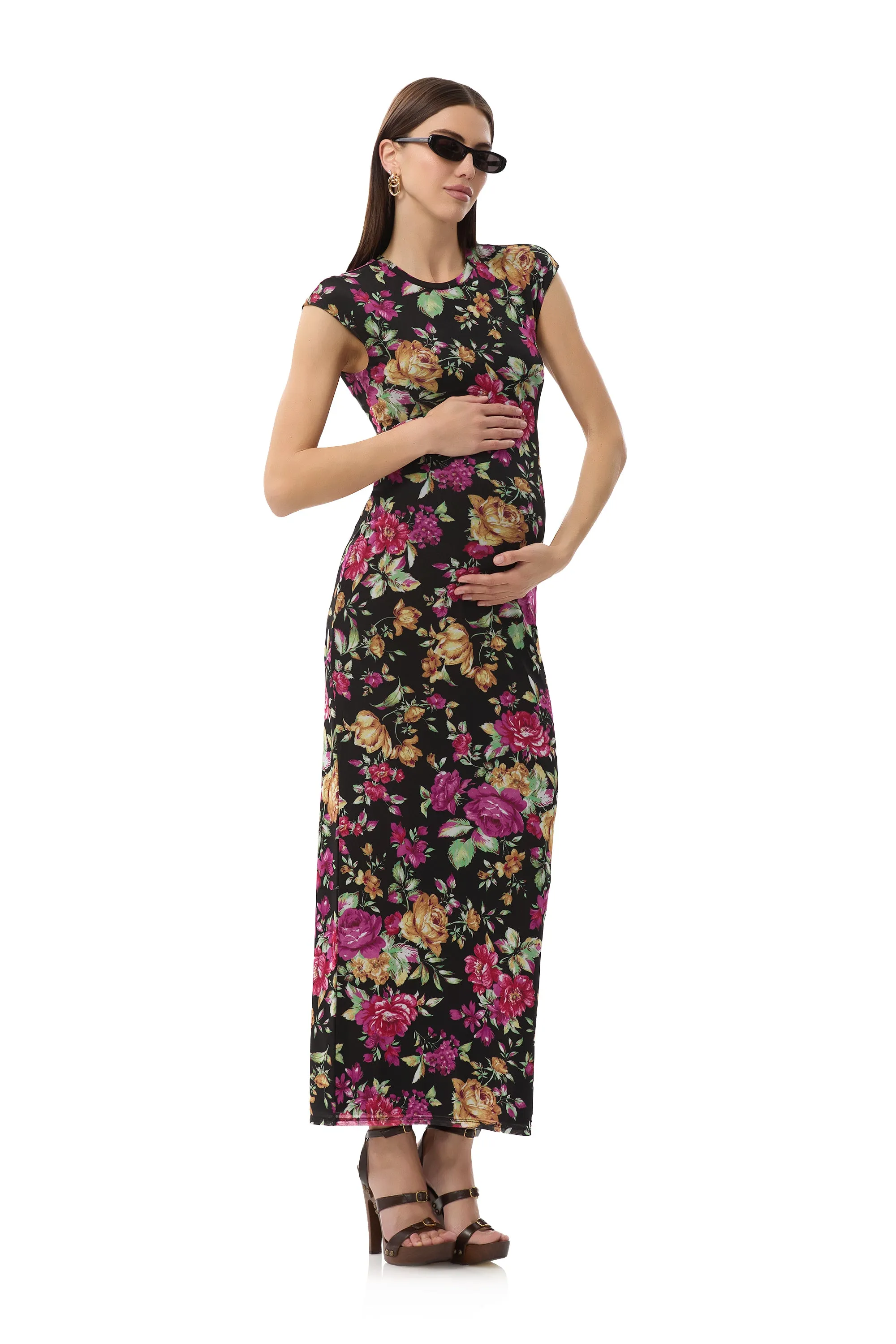 Cody Dress - Dusted Floral sold by AFRM product image thumbnail 3