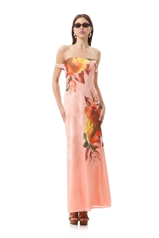 Barot Dress - Snake Bloom sold by AFRM