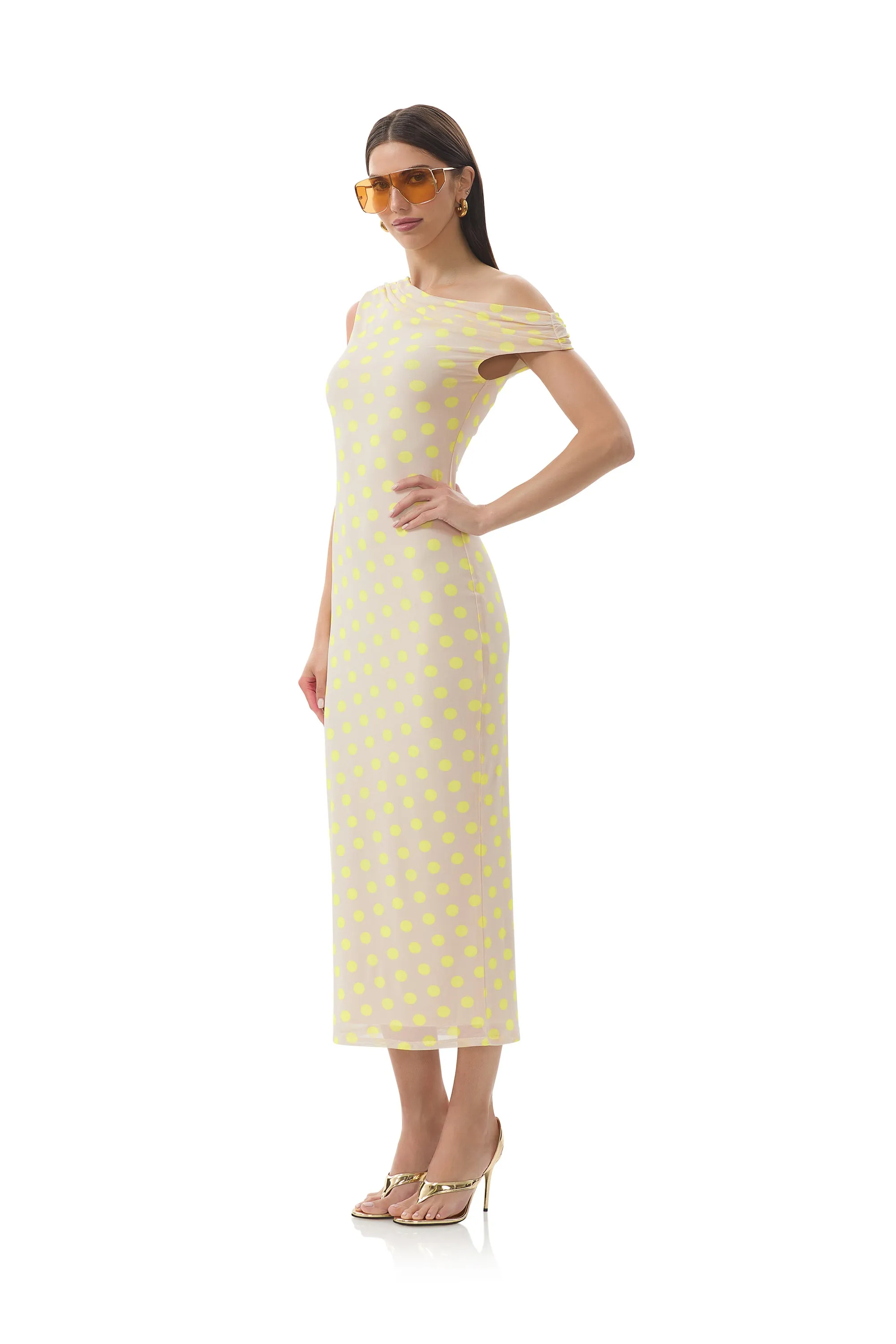Holden Dress - Sun Dot sold by AFRM product image thumbnail 5