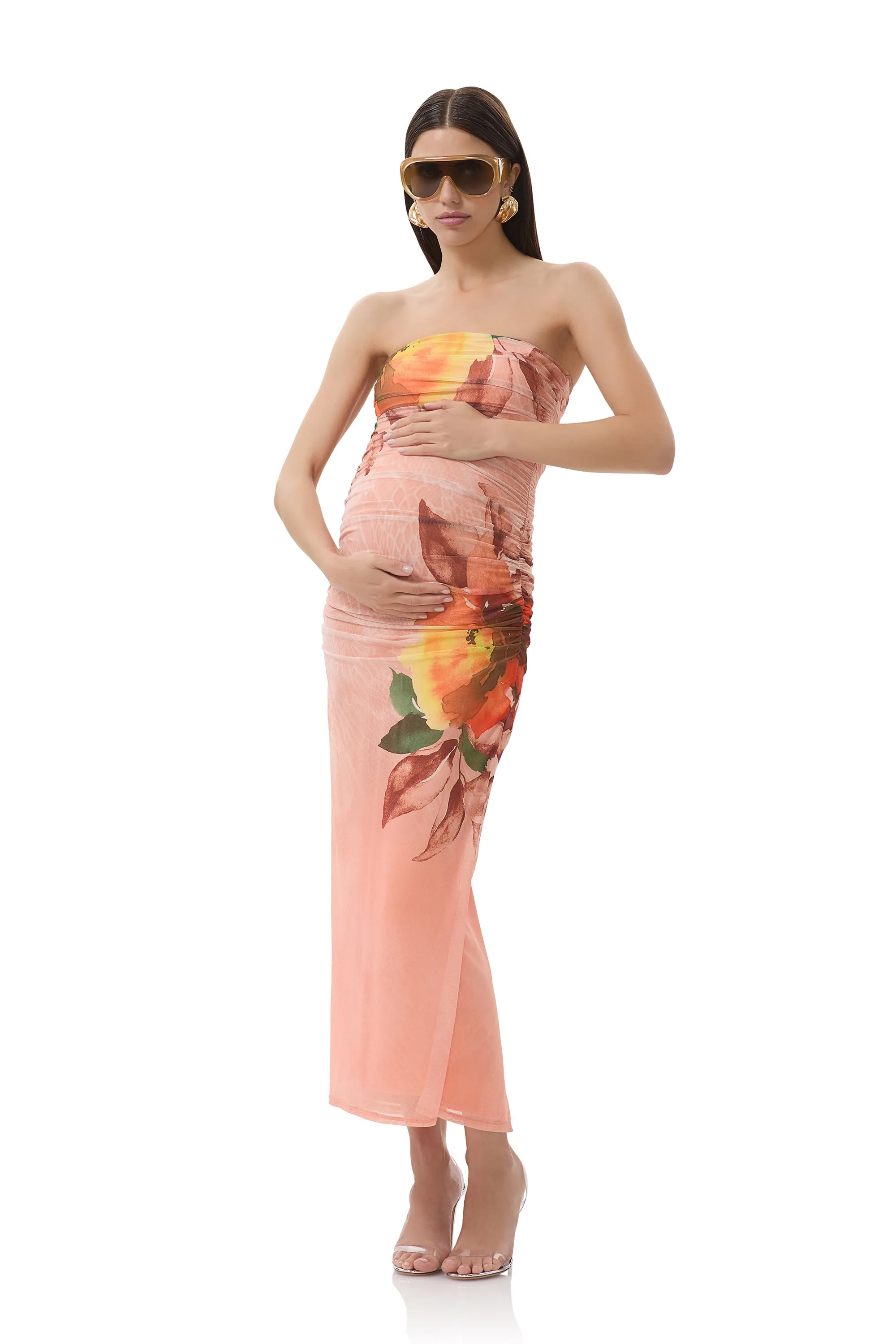 Marlo Dress - Snake Bloom sold by AFRM