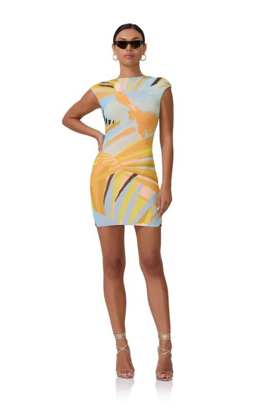 Mabel Mini Dress - Bird of Paradise sold by AFRM
