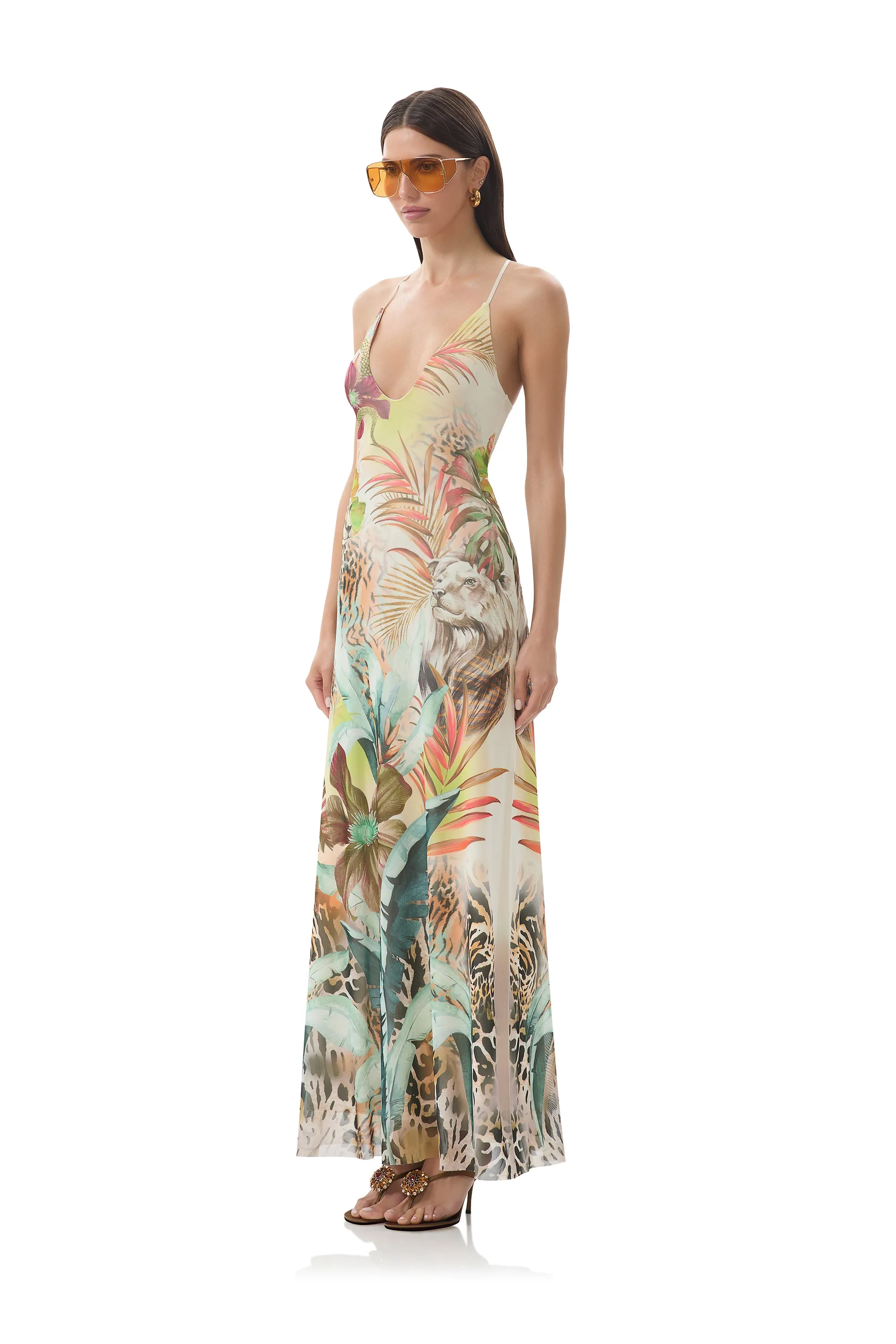 Romy Dress - Placed Desert Tropic sold by AFRM product image thumbnail 5