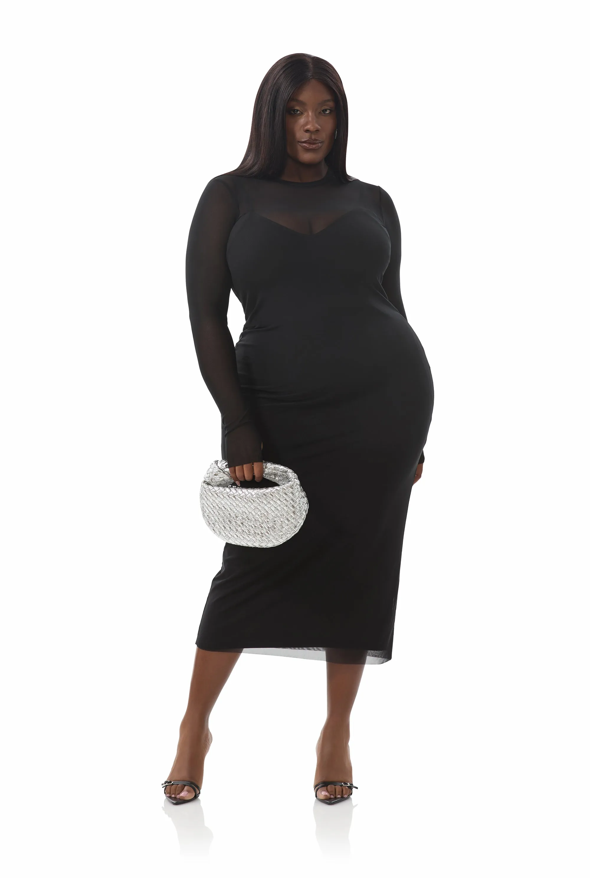 Ashland Dress - Noir sold by AFRM product image thumbnail 2