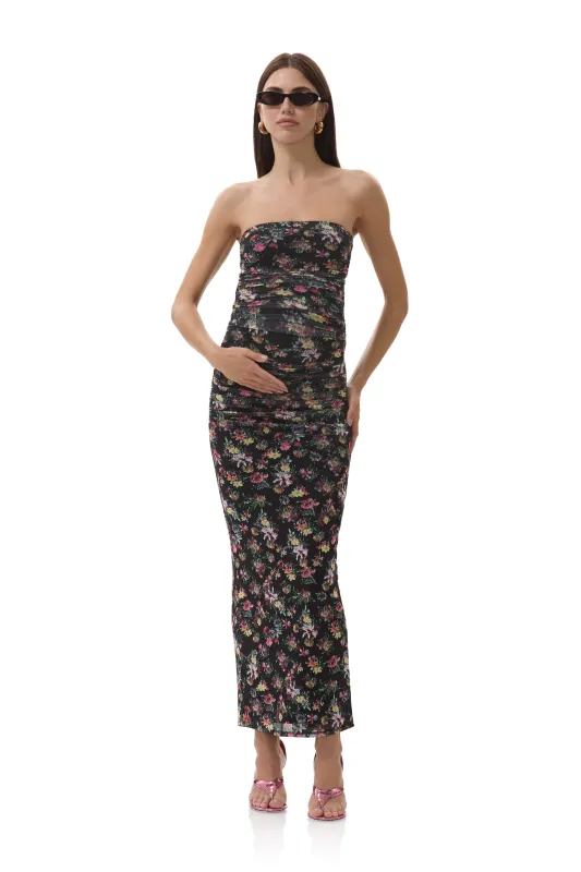 Marlo Dress - Blur Ditsy sold by AFRM