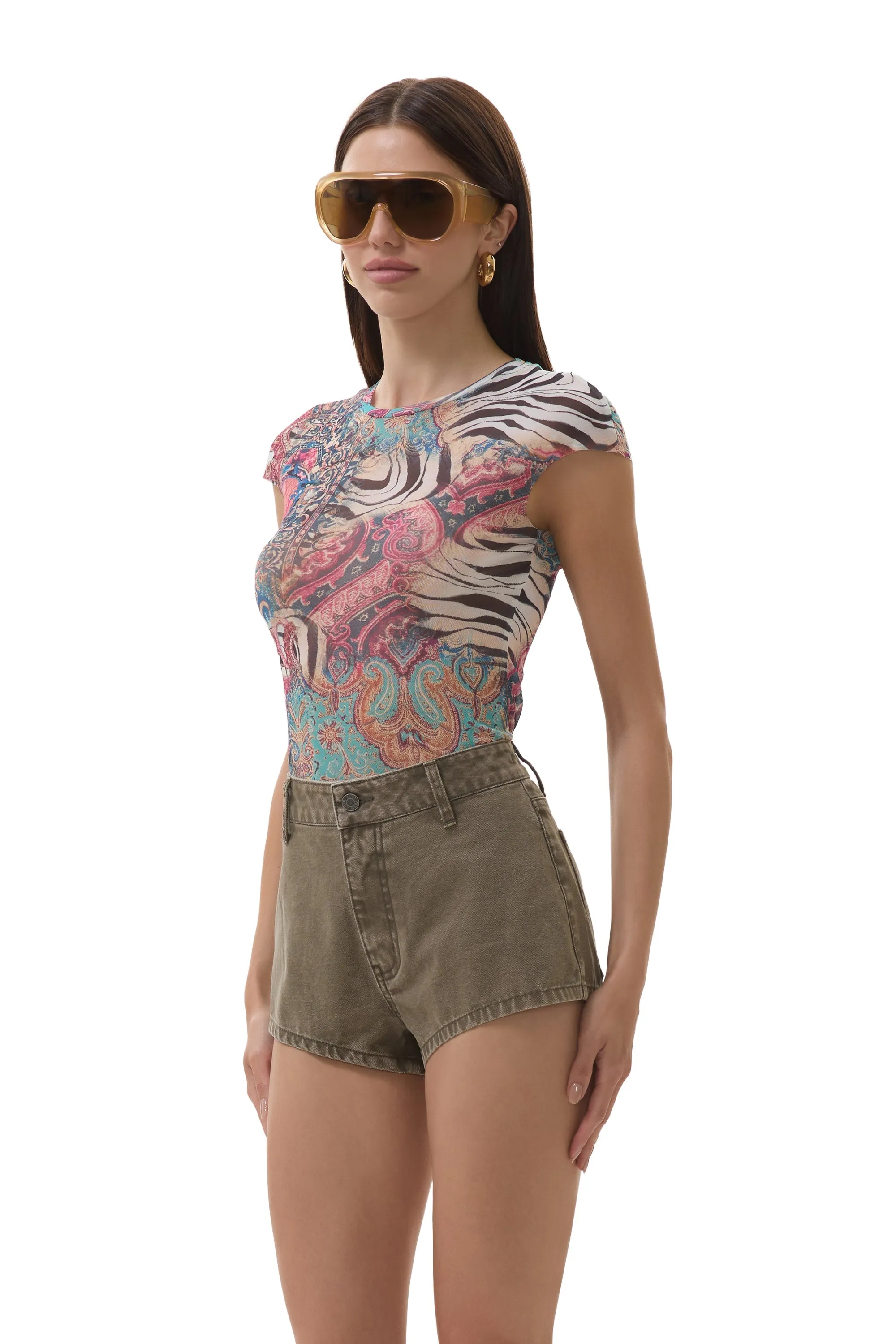 Nina Top - Gilded Paisley sold by AFRM product image thumbnail 5