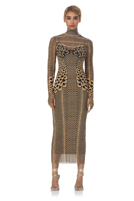 Shailene Dress - Gilded Petals sold by AFRM