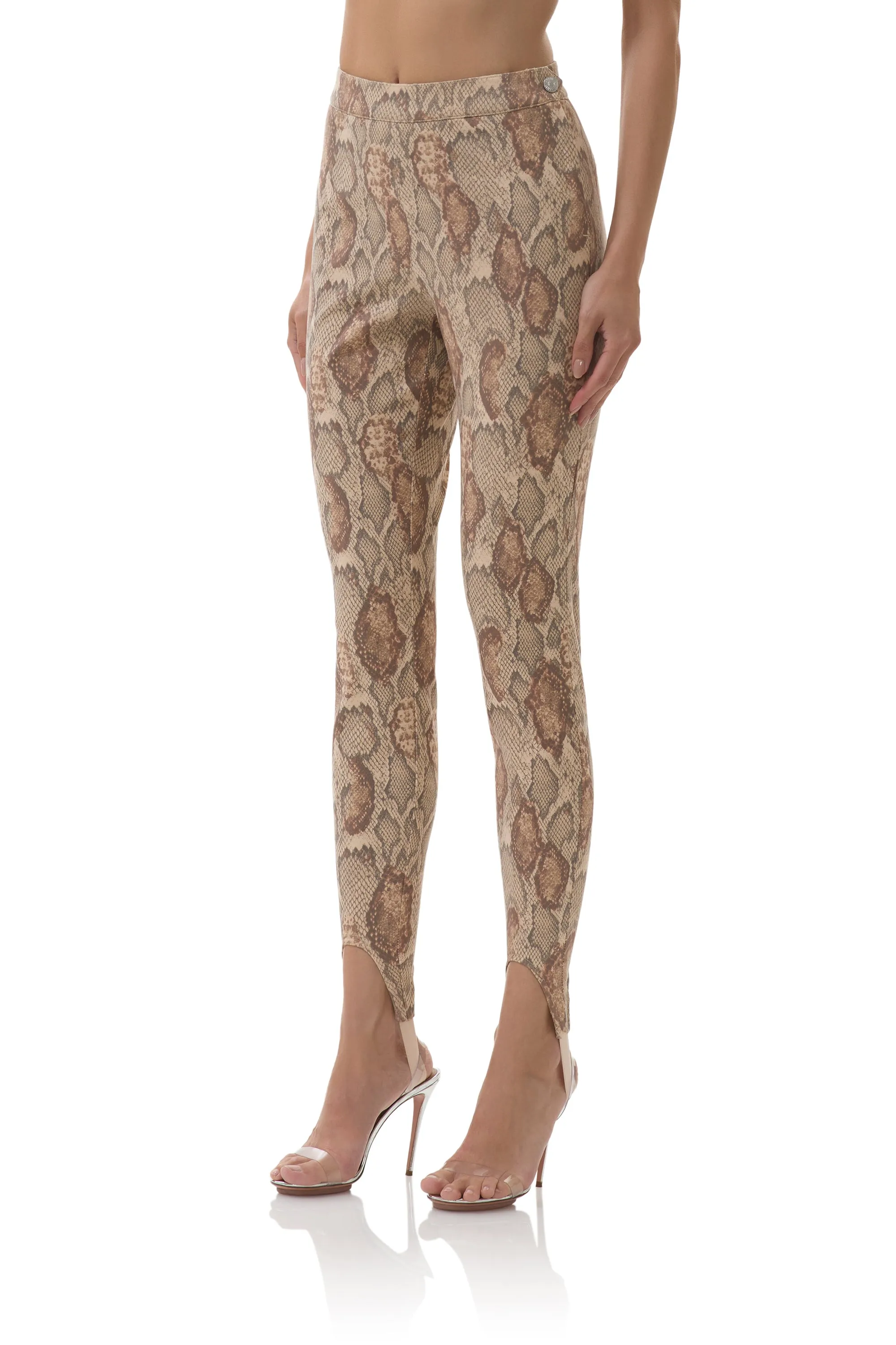 Tallie Stirrup Pant - Sand Snake sold by AFRM product image thumbnail 4