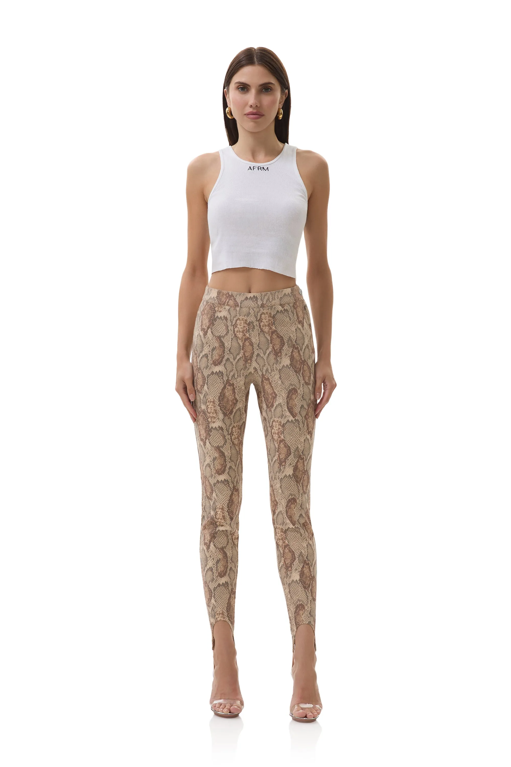 Tallie Stirrup Pant - Sand Snake sold by AFRM