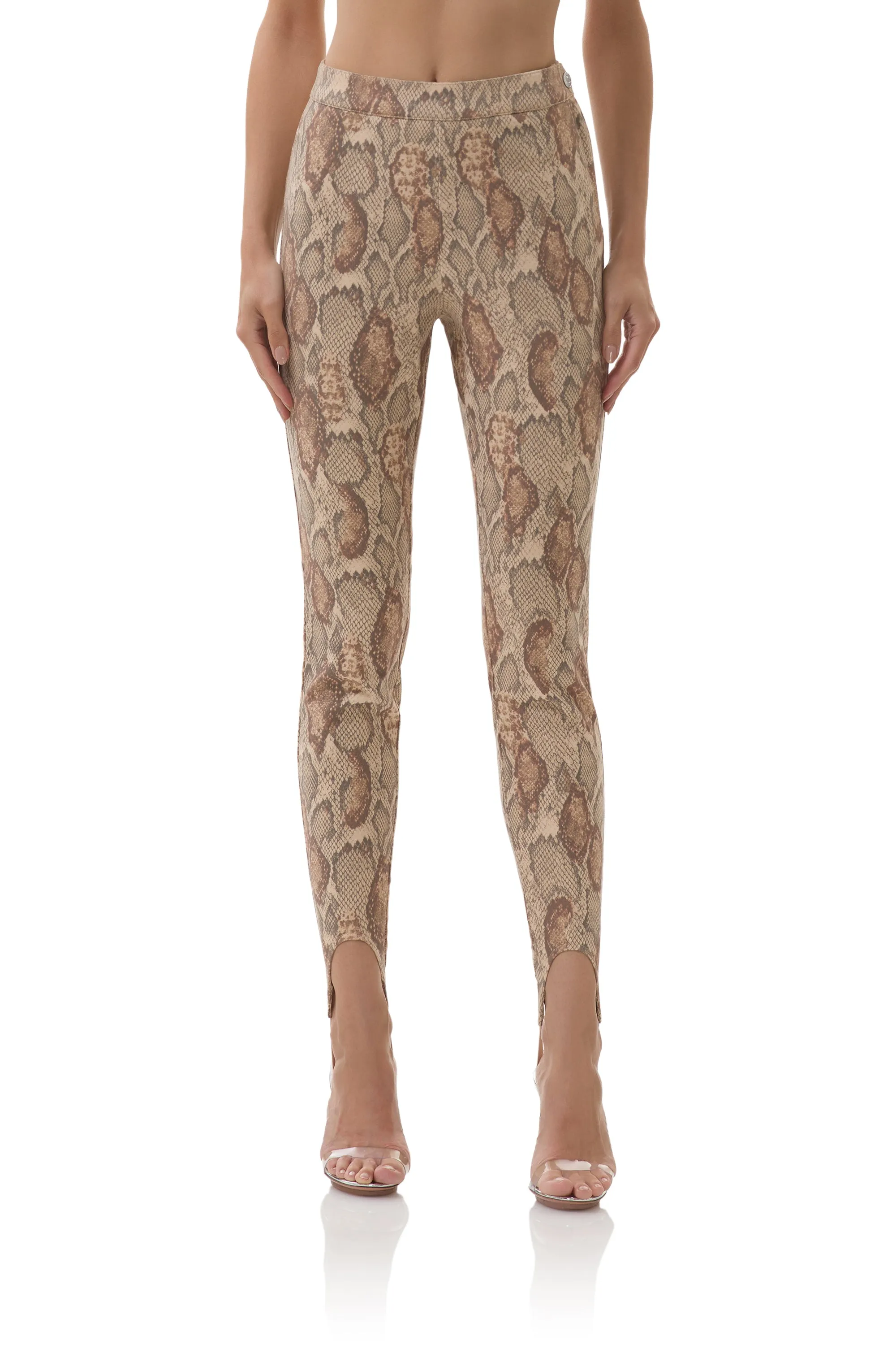 Tallie Stirrup Pant - Sand Snake sold by AFRM product image thumbnail 2