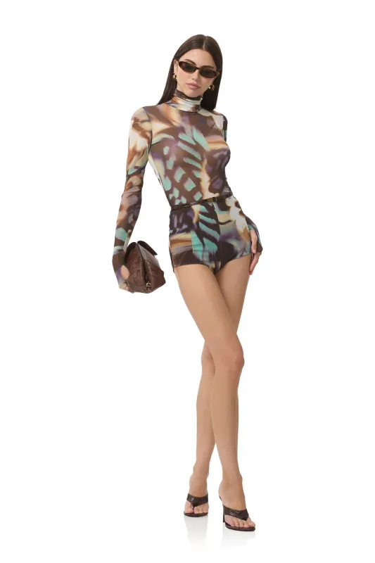 Yves Hot Short - Feather Swirl made by AFRM