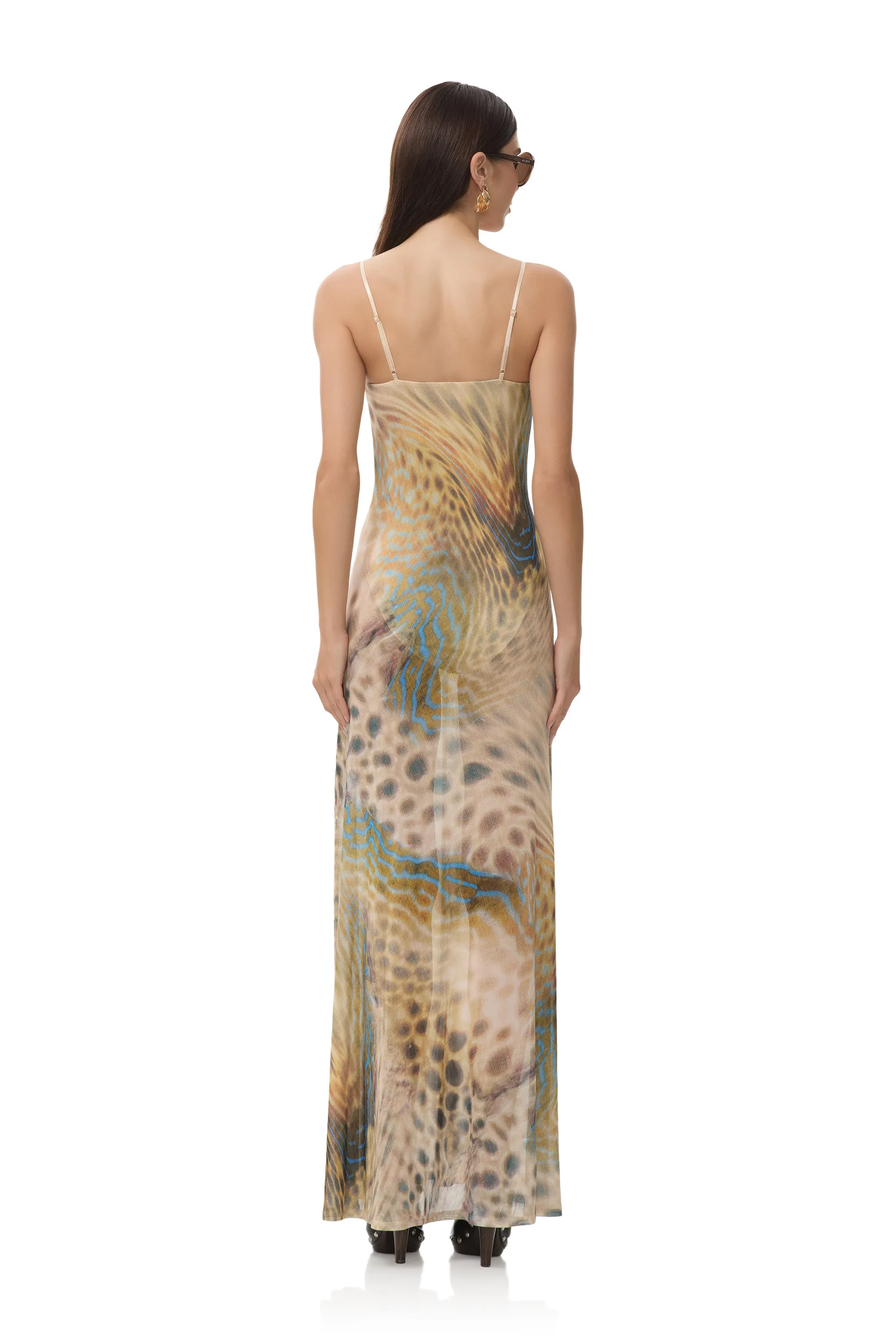 Shae Dress - Fish Scale Swirl sold by AFRM product image thumbnail 4