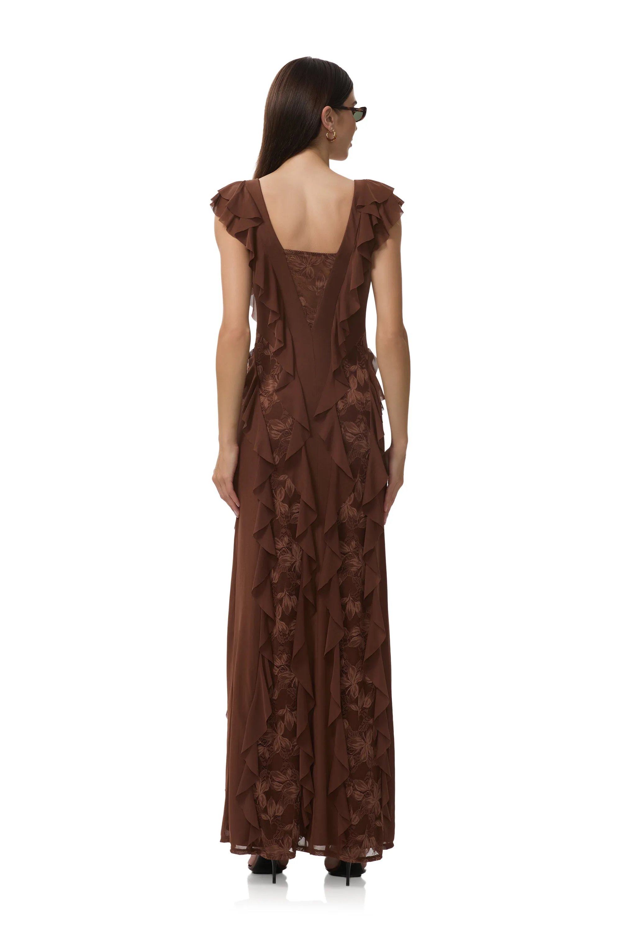 Trista Dress - Cappuccino sold by AFRM product image thumbnail 4
