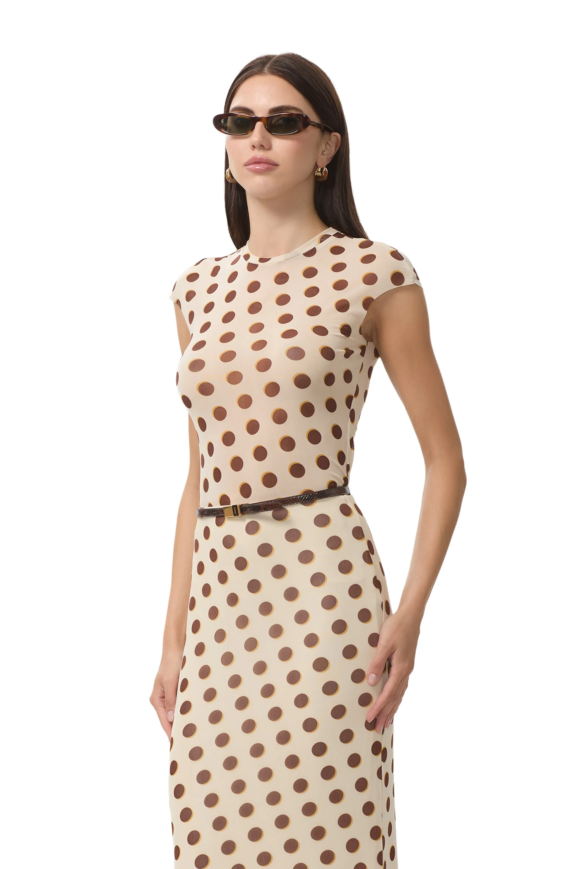 Nina Top - Gold Halo Dot sold by AFRM product image thumbnail 5