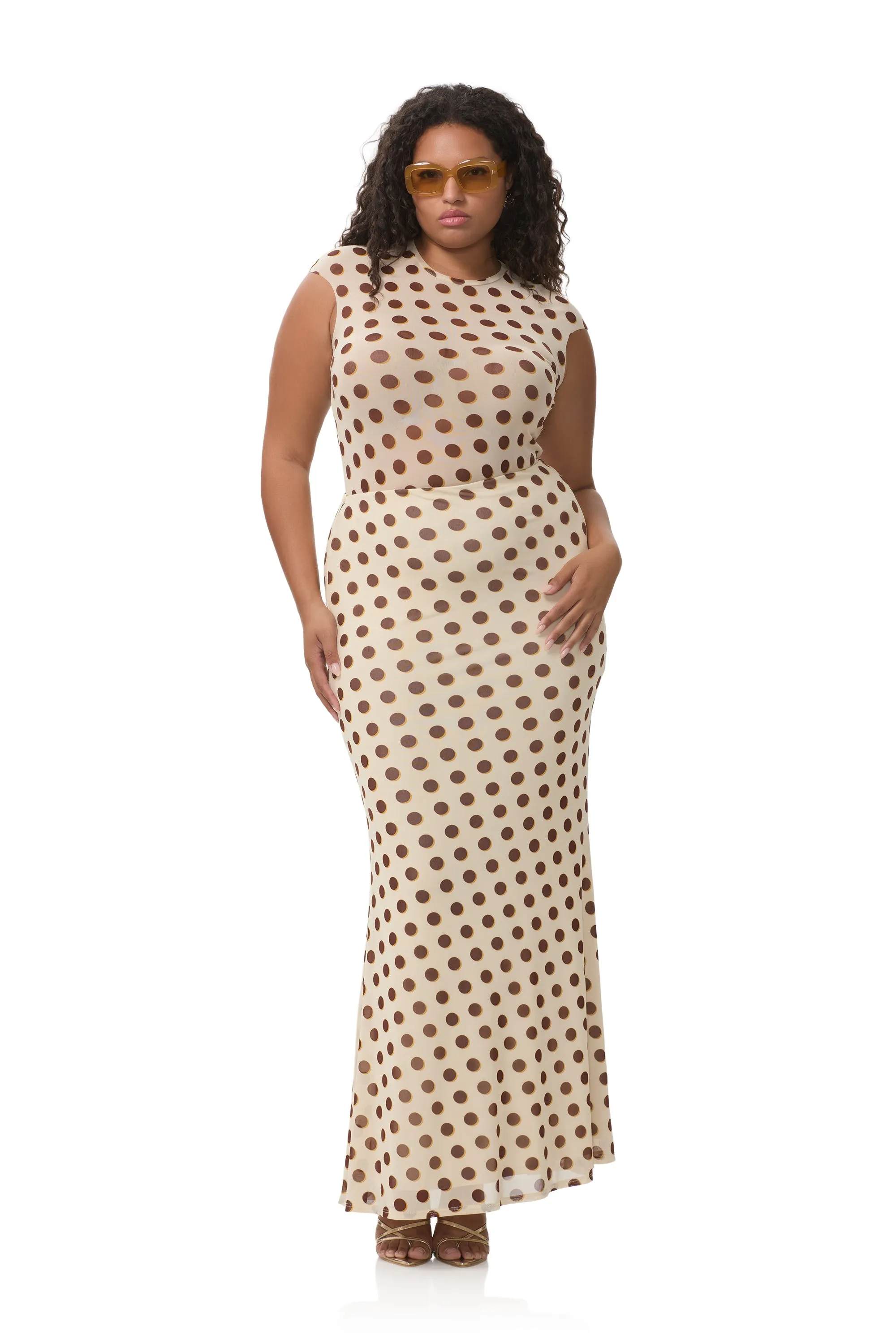 Nina Top - Gold Halo Dot sold by AFRM product image thumbnail 2