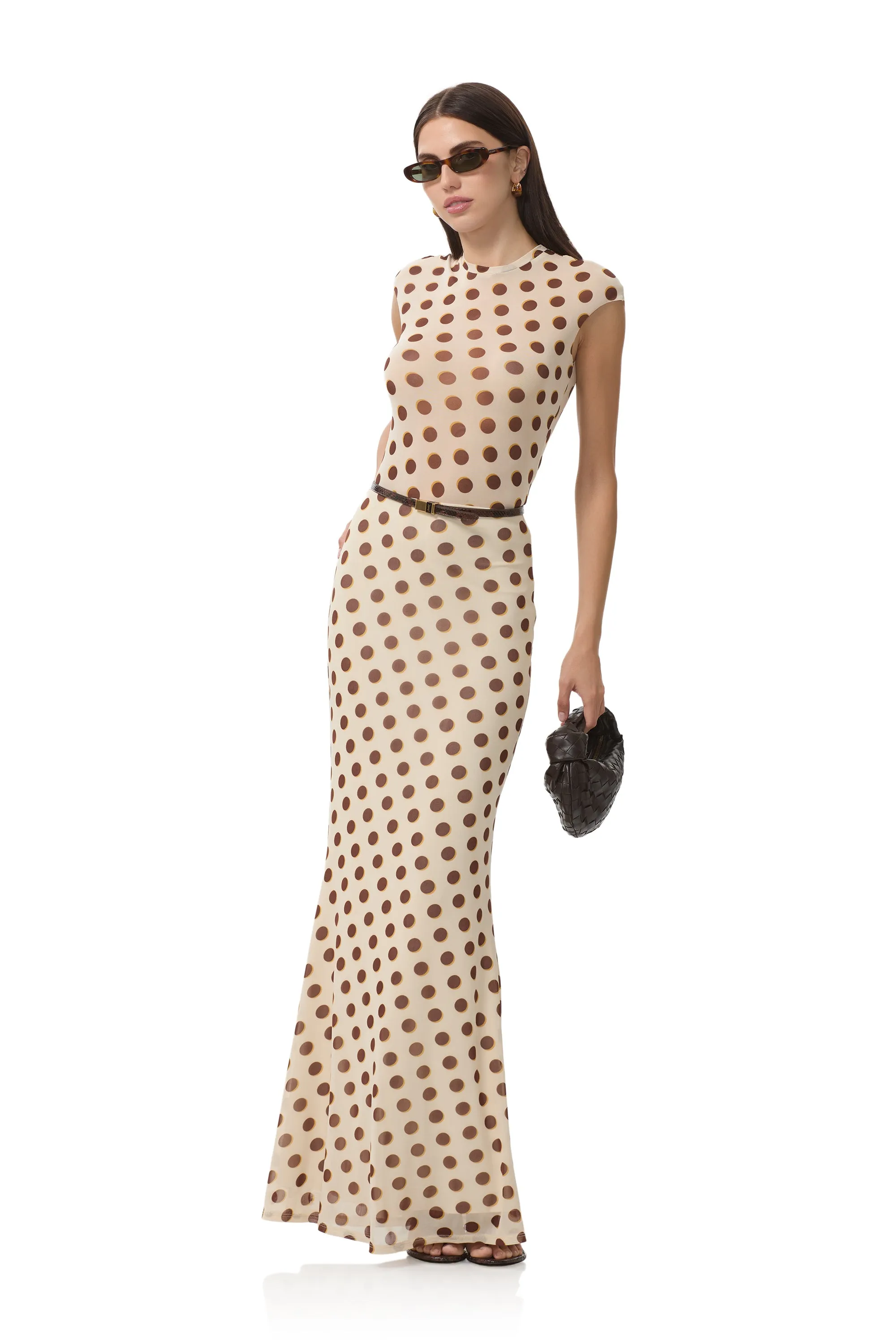 Nina Top - Gold Halo Dot sold by AFRM
