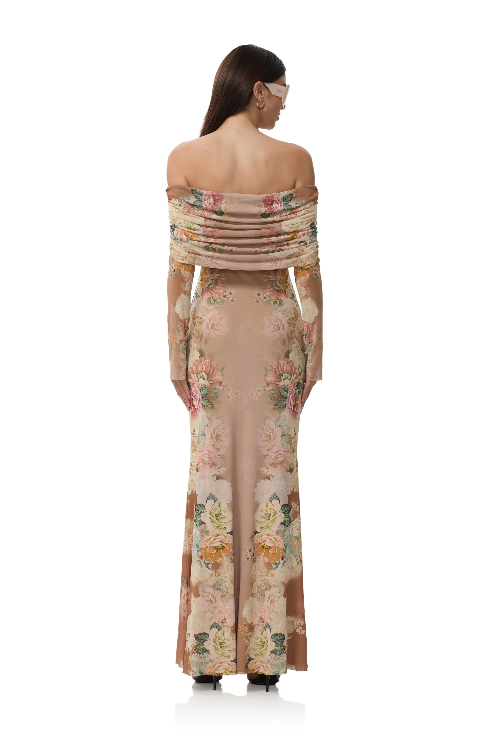 Thelma Dress - Honey Rose Frame sold by AFRM product image thumbnail 4