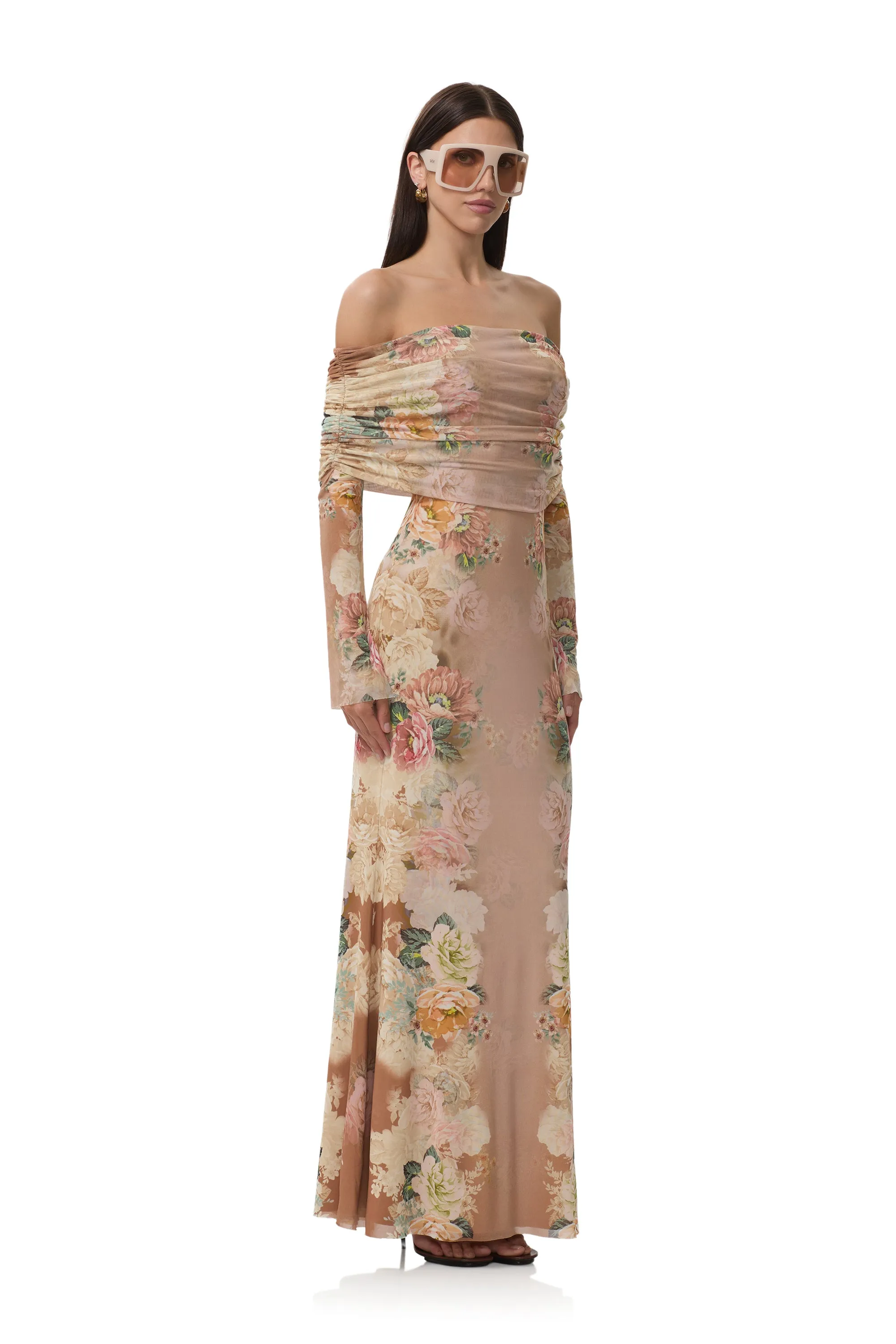 Thelma Dress - Honey Rose Frame sold by AFRM product image thumbnail 2