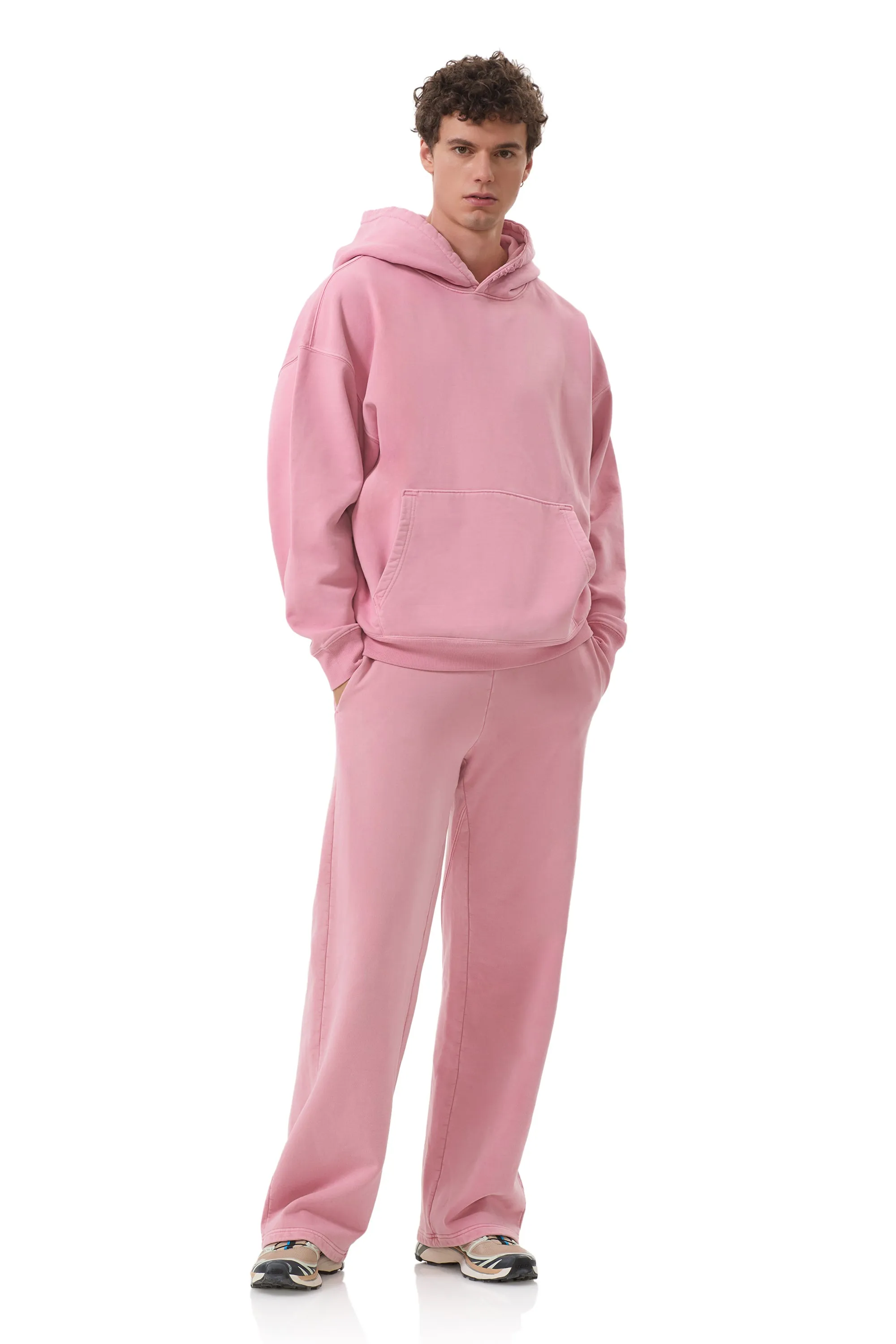 Finely Straight Leg Sweatpant - Clay Pink sold by AFRM