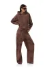 Ryan Barrel Sweatpant - Brown Snake sold by AFRM